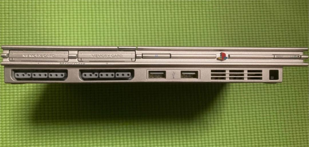 PS2 Slim Console Satin silver White SCPH-75000 SSS SONY Japan Console Set