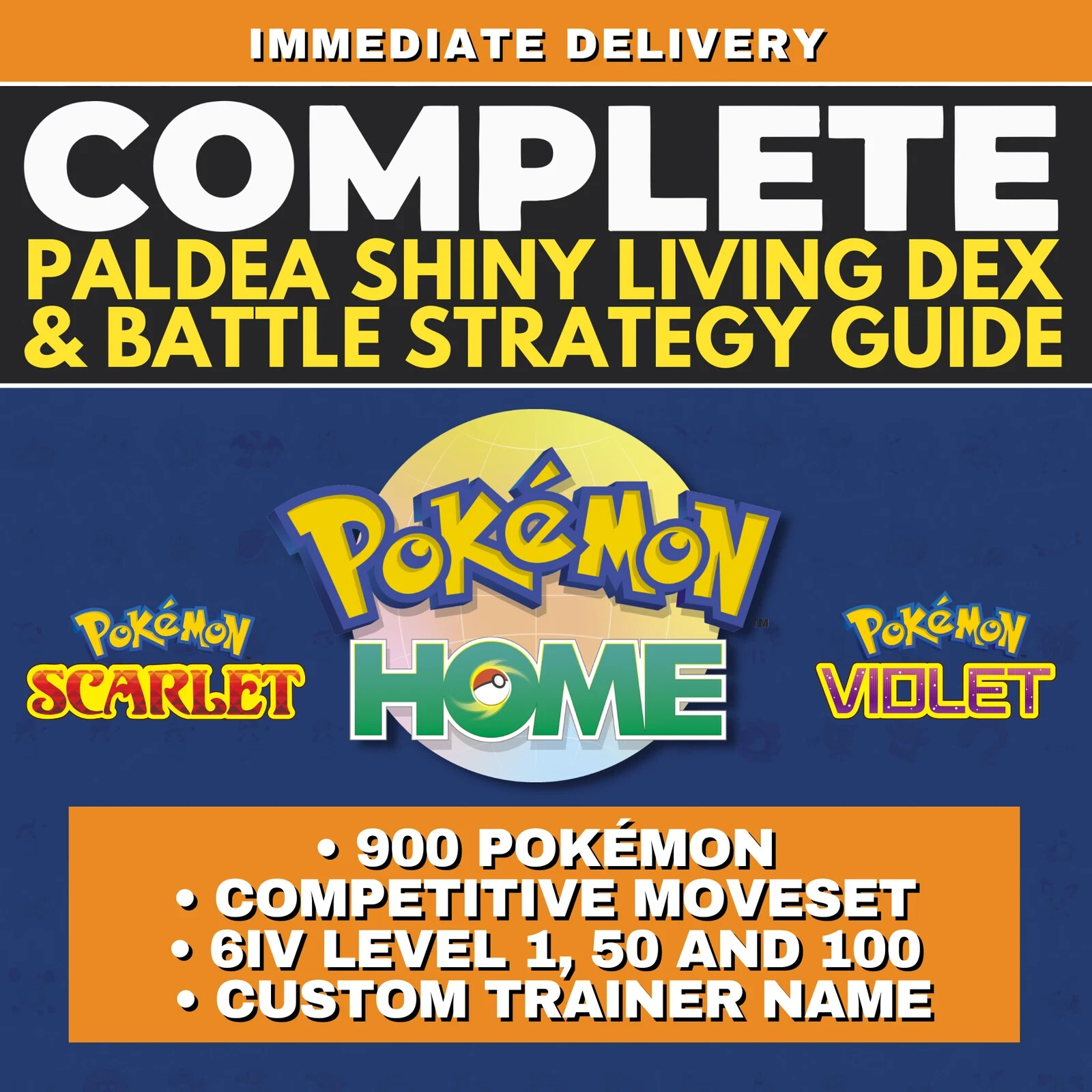 Pokémon Scarlet Violet Complete Shiny Living Dex Pokemon Champions