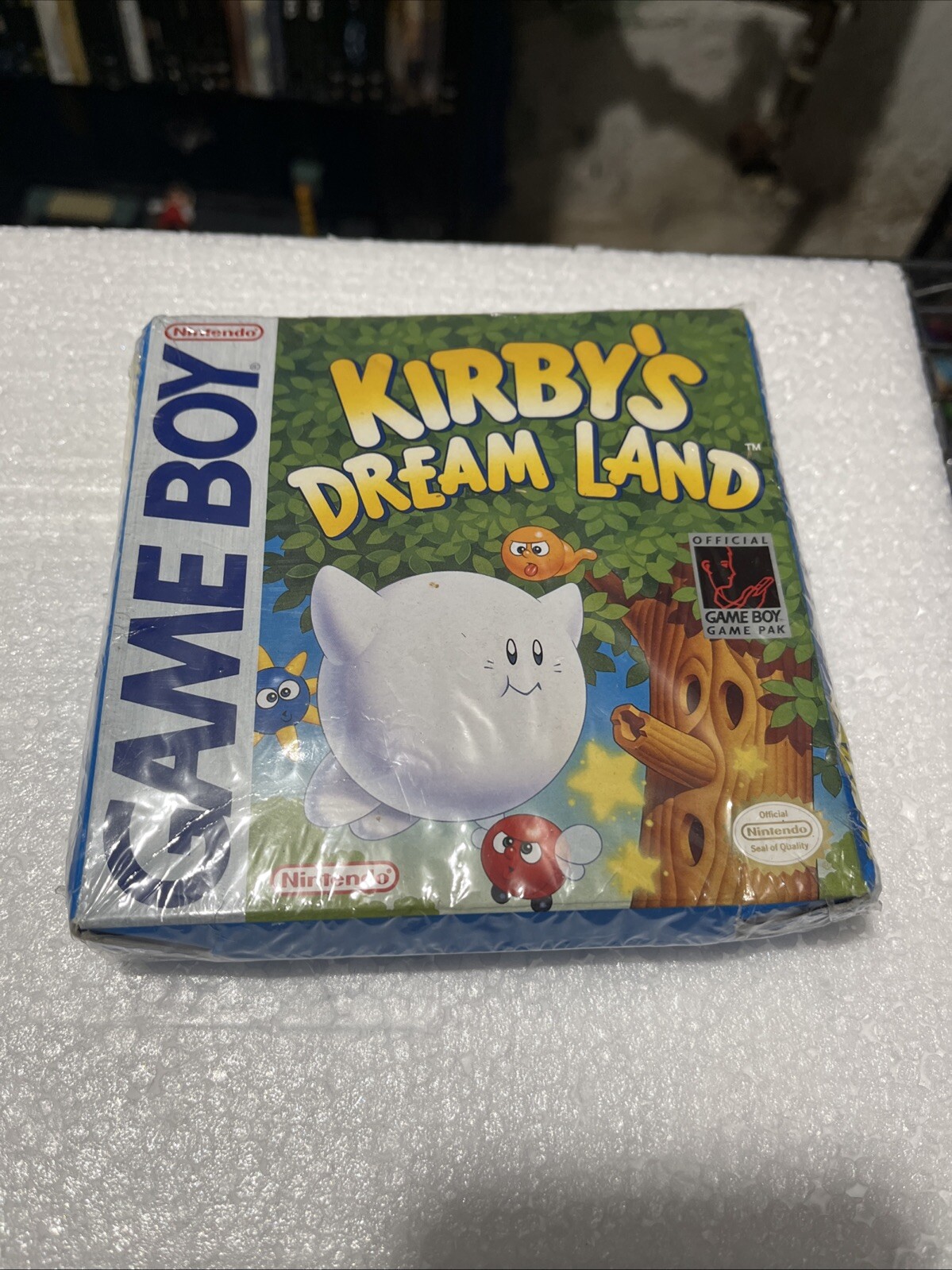 Factiry Sealed Kirby’s Dream Land Nintendo Game Boy, 1992 Damaged As Pictured