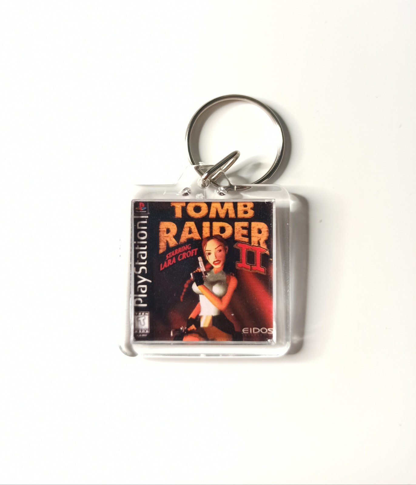 Tomb Raider II PS1 Keychain