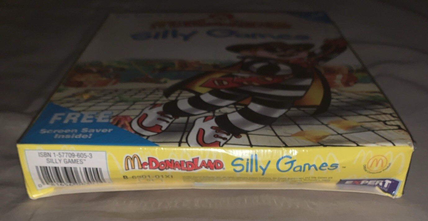 McDonaldland Silly Games CD-Rom #1 – (PC, 1997) Windows McDonalds BIG BOX SEALED