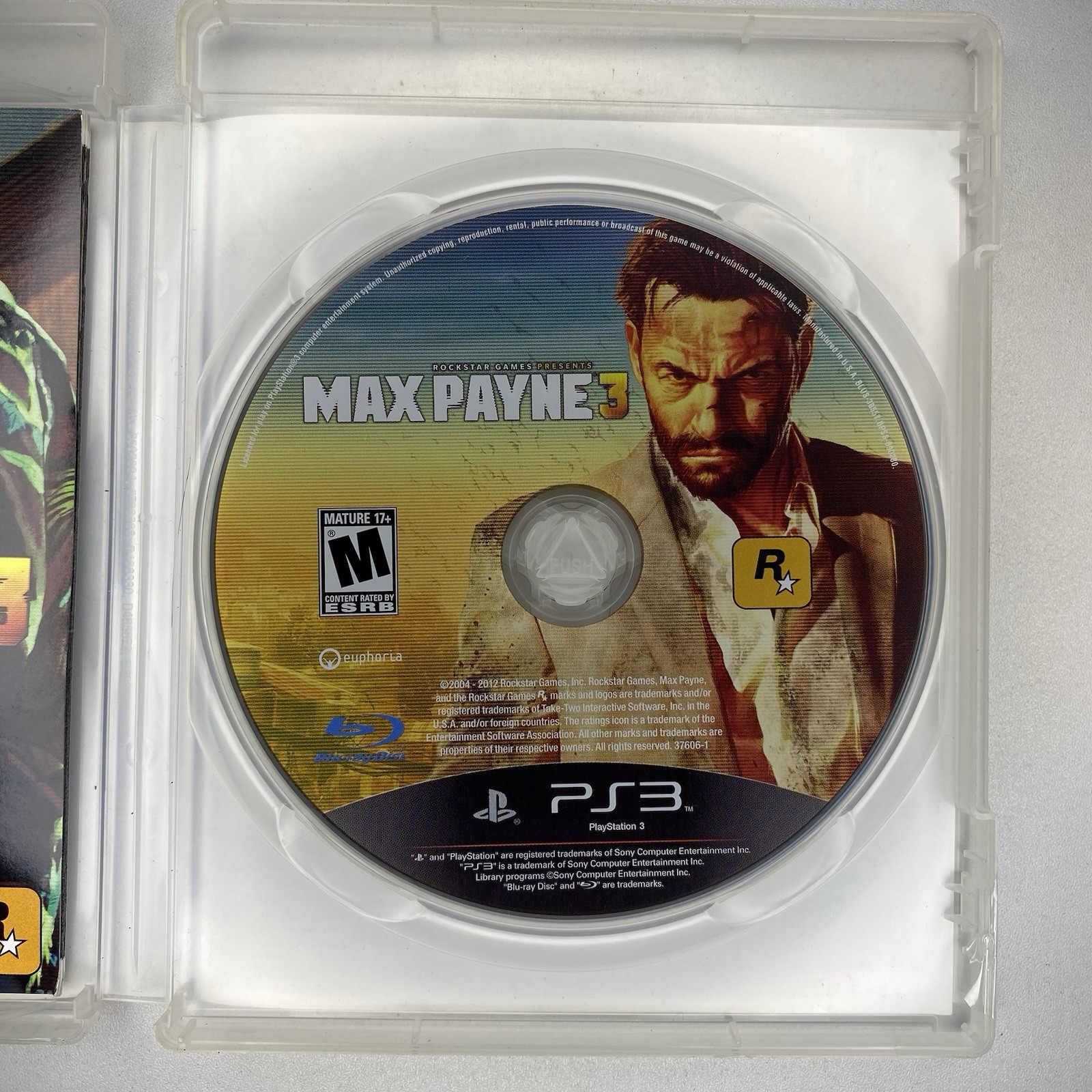 Rockstar Games Max Payne 3 PS3 PlayStation 3 – W/ Manual CIB – Excellent Copy