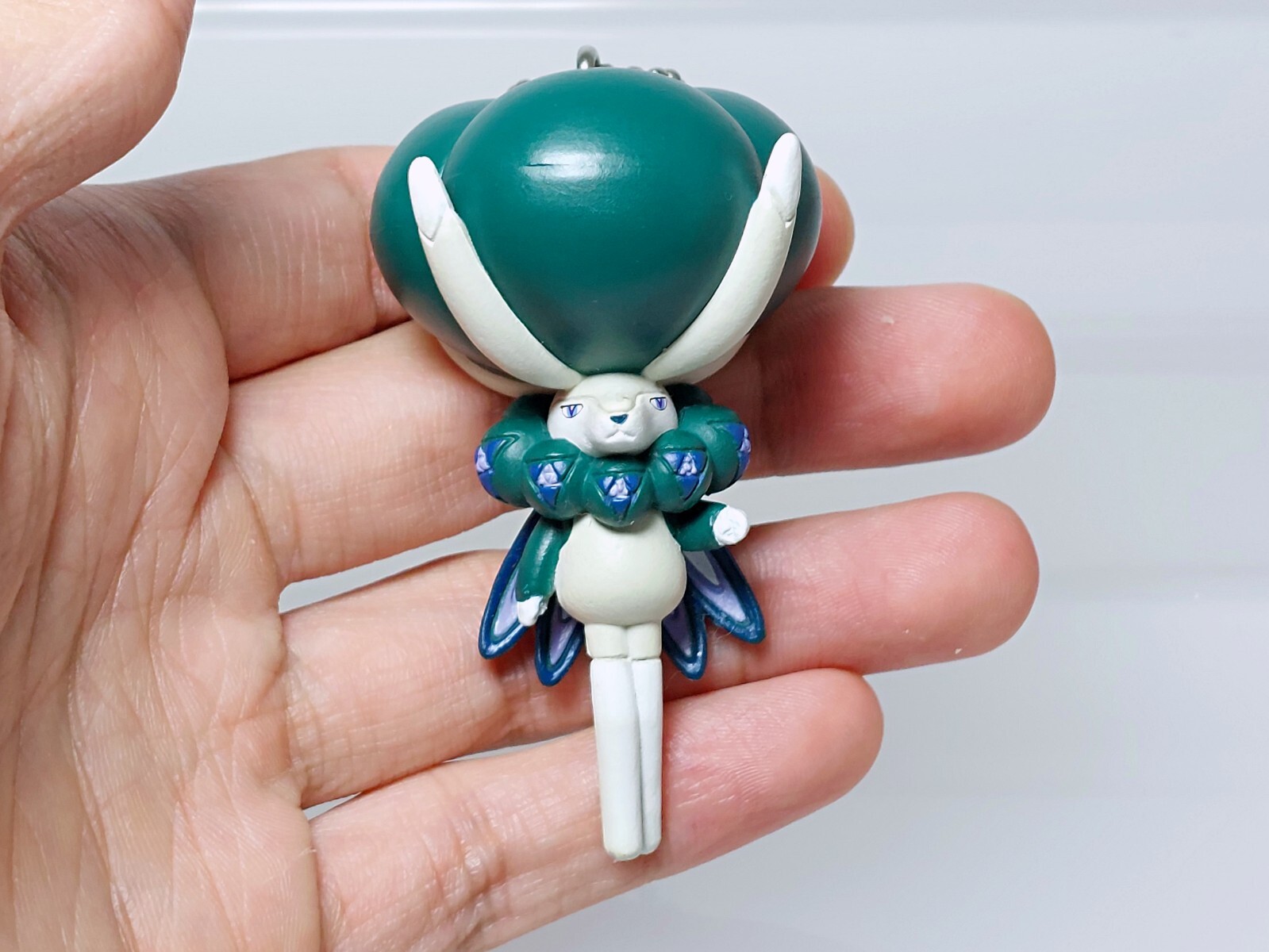 Calyrex Pokemon Swing Collection Keychain Figure Bandai 2021 Japan R01 2.4in