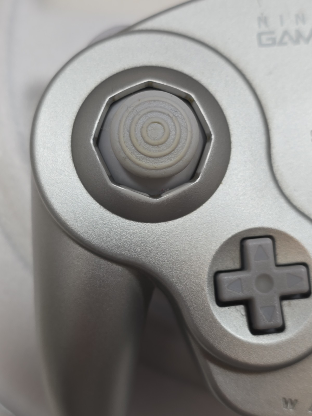 Nintendo GameCube Wireless Wavebird Controller W/ Receiver Platinum DOL-004