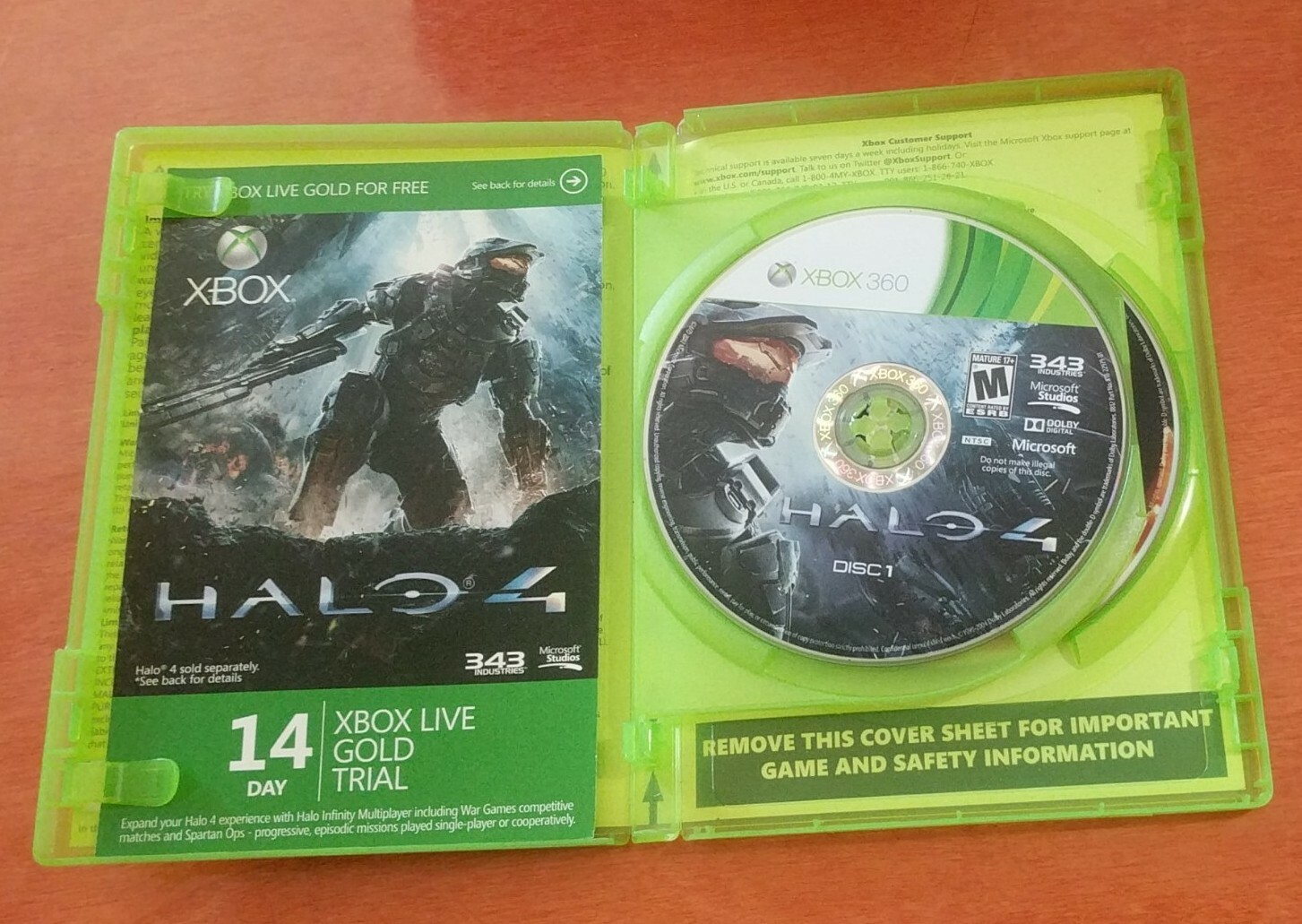 Halo 4 Microsoft Xbox 360 Studios 343 Industries Havok Dolby Digital Mature