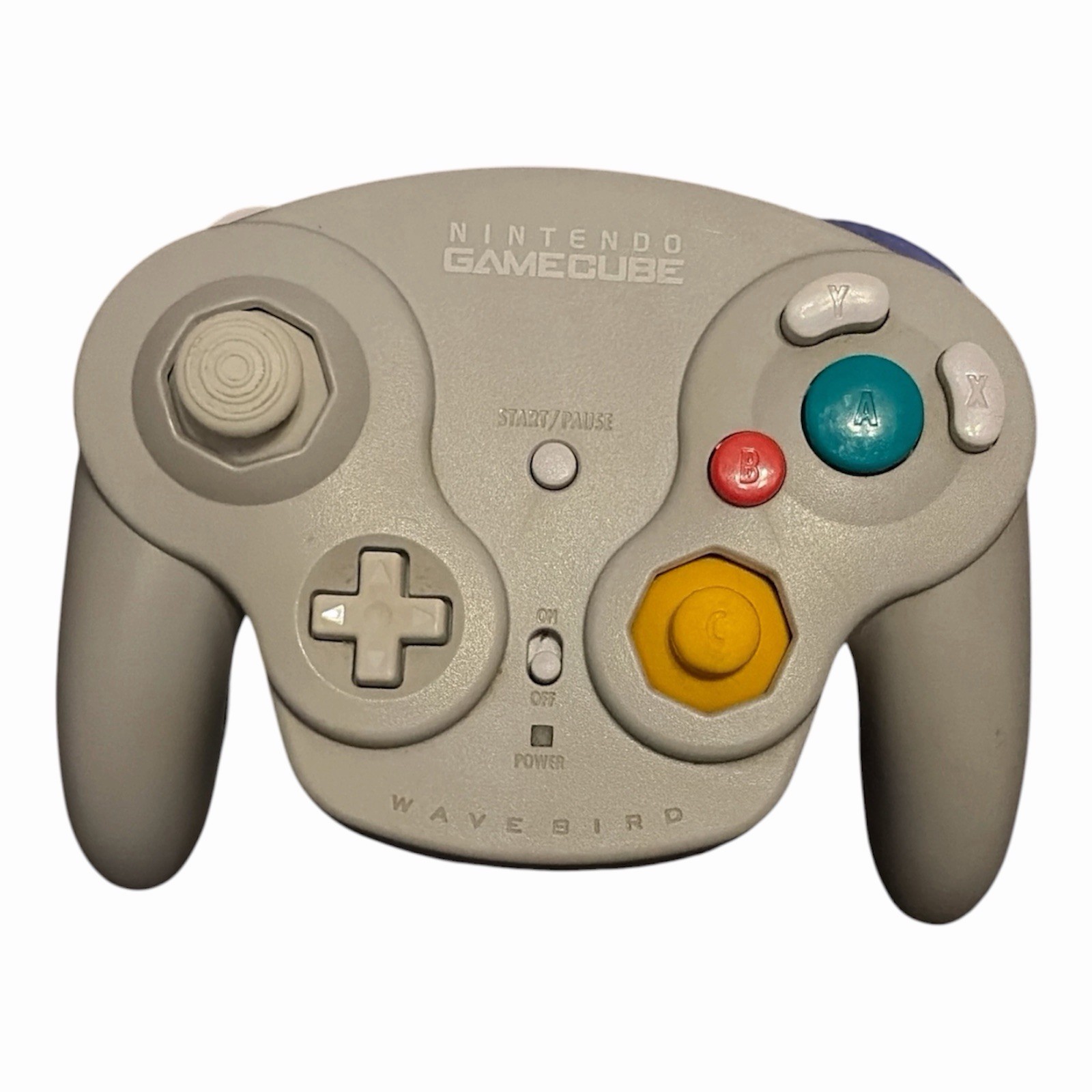 Nintendo DOLABLG2 WaveBird Wireless Controller – Grey No Receiver Lights Up