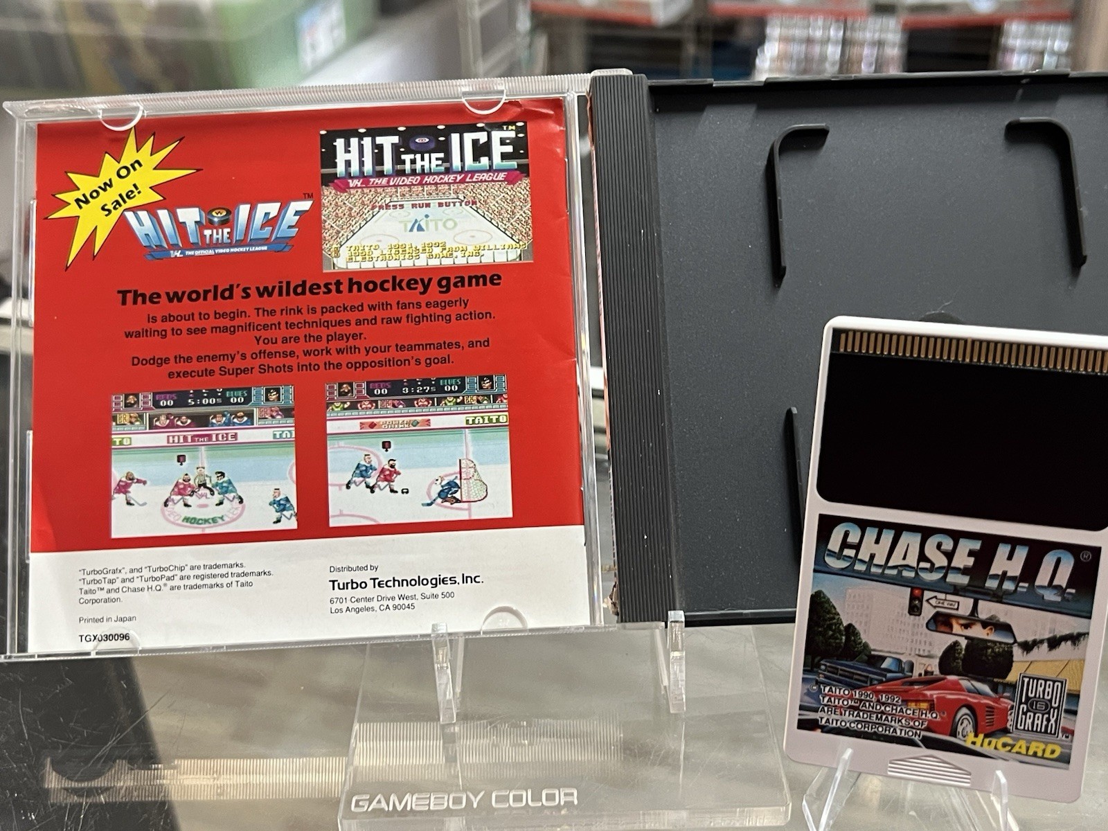 Chase HQ (NEC TurboGrafx 16) Game & Manual