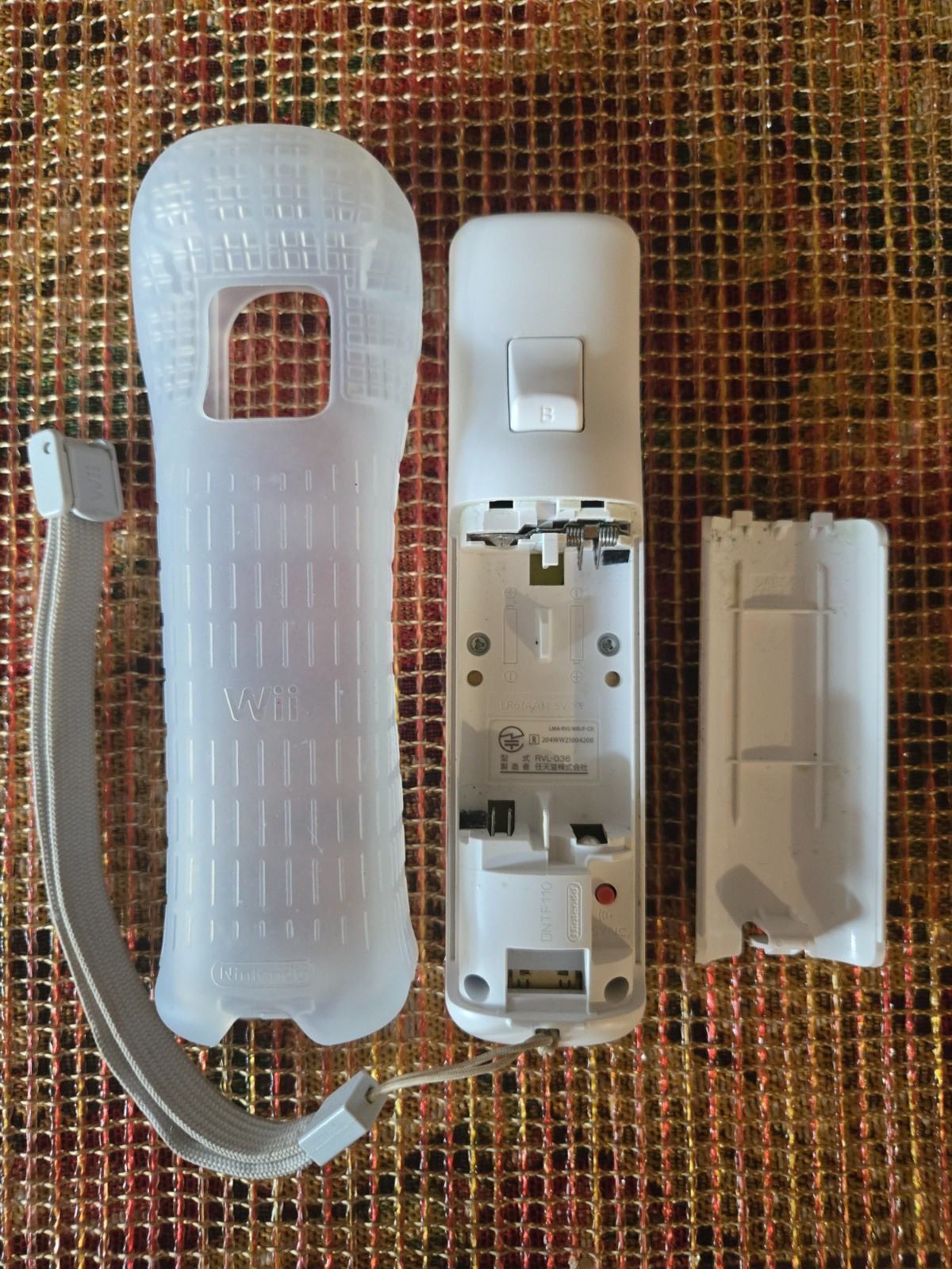 OEM Nintendo Wii Controller White Motion Plus Remote With Nunchuk