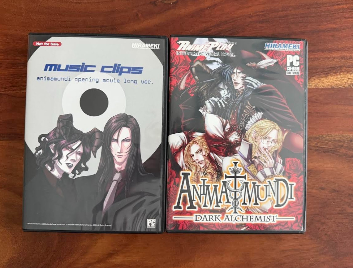 Animamundi: Dark Alchemist (PC, 2006) visual novel – CIB