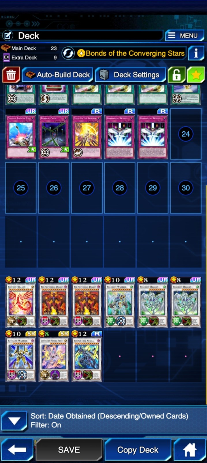 YU GI OH DUEL LINKS IOS, ANDROID, STARDUST DRAGON NUMBER ONE TIER LIST DECK