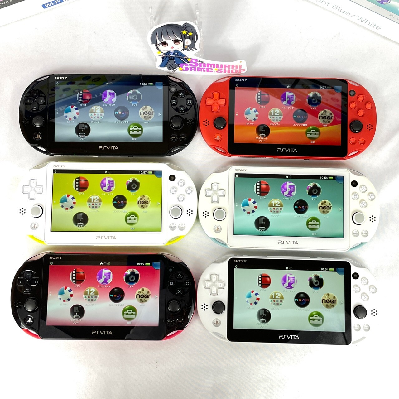 PS Vita PCH-2000 Sony Playstation Console Only Various Colors Excellent Japan