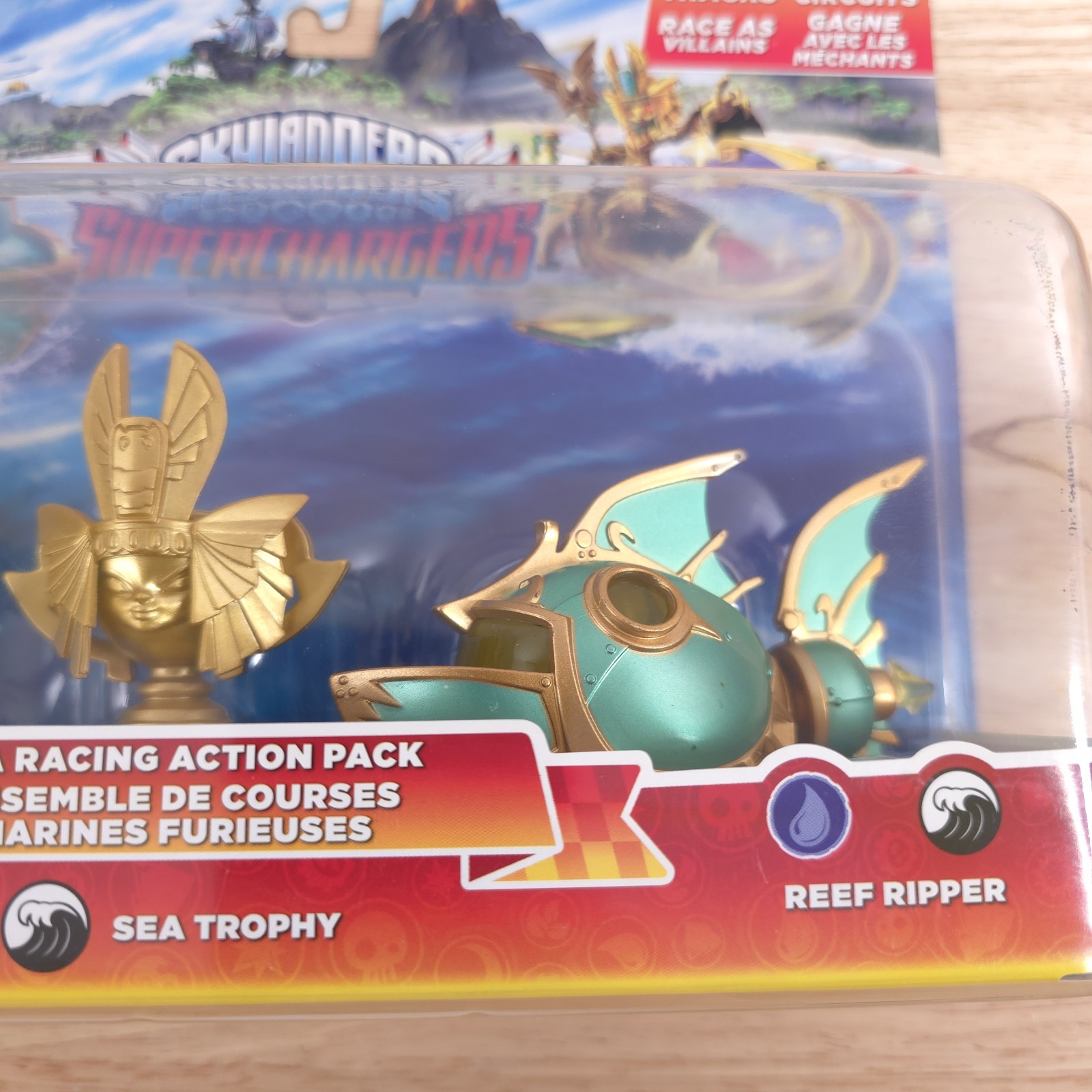 Skylander Superchargers Sea Racing Action Pack Gill Grunt Reef Ripper NIB