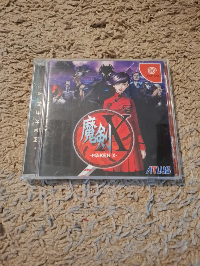 ATLUS Maken X Sega Dreamcast NTSC-J (Japan) 1999 CIB w/ Manual
