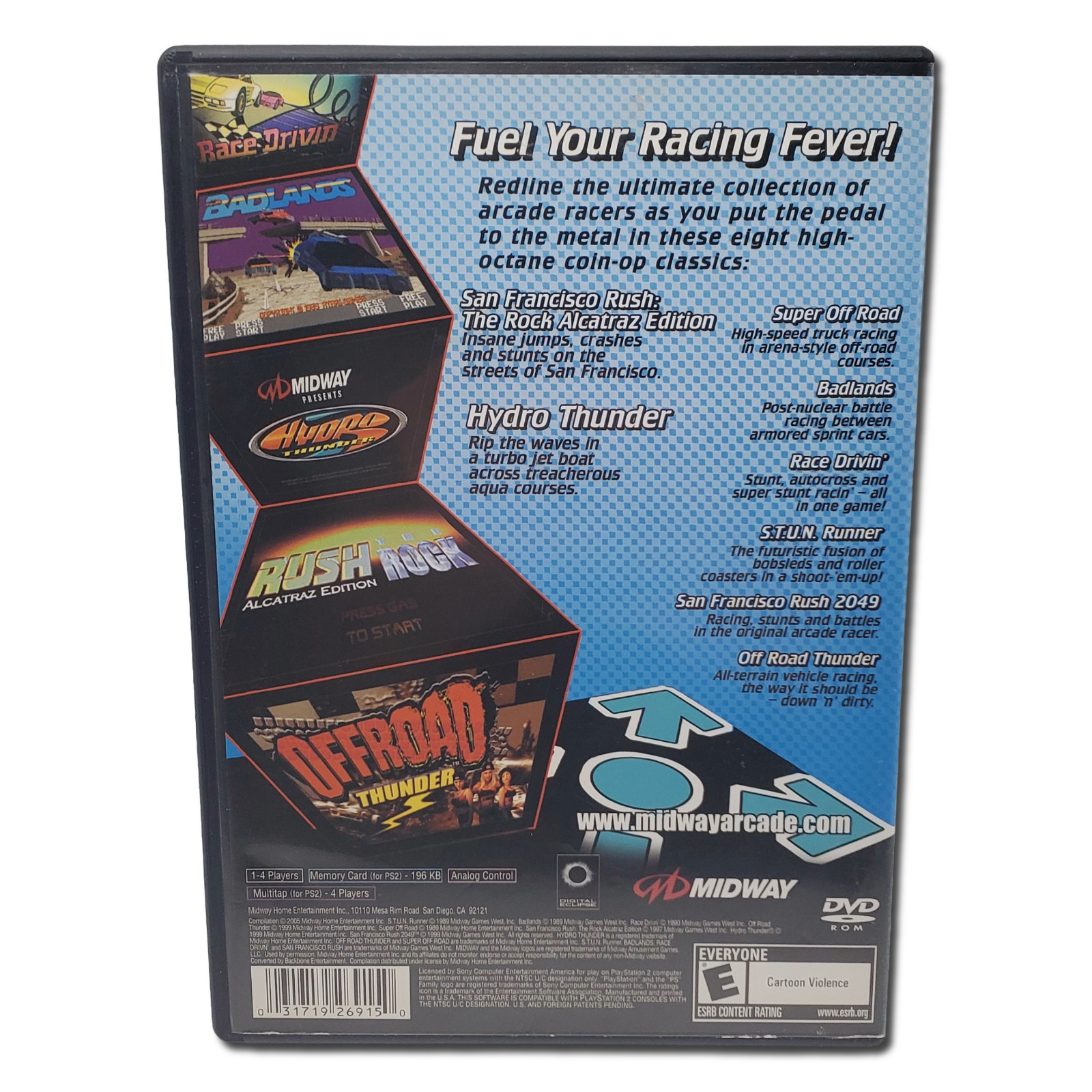 Midway Arcade Treasures 3 Sony PlayStation 2 PS2 Complete CIB With Manual