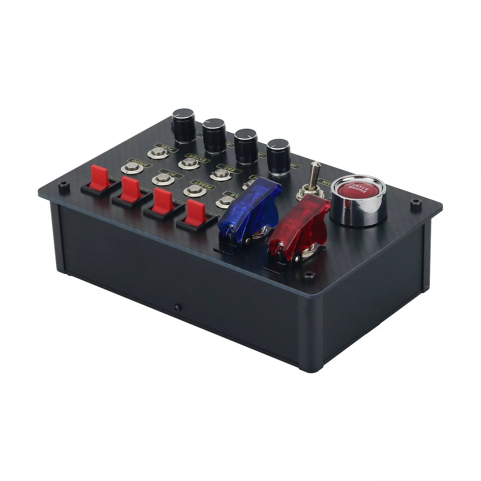 Horizontal Button Box SIM Racing Control Box Simulator for Simagic Fanatec ZQSR