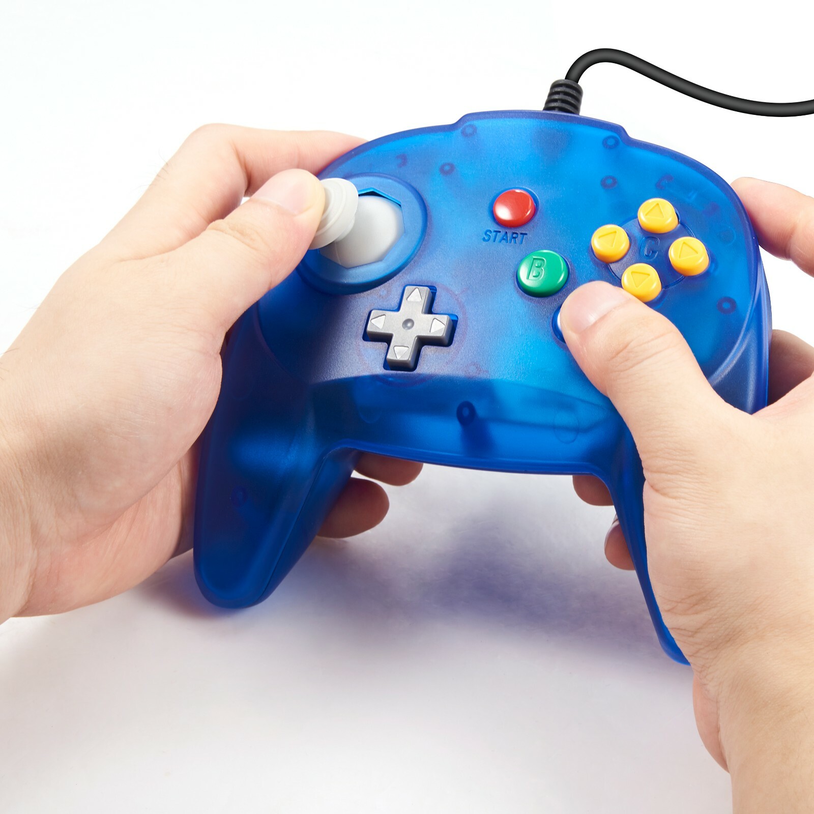 Upgraded N64 Wired Controller Replacement Gamepad for Nintendo 64 Game Console