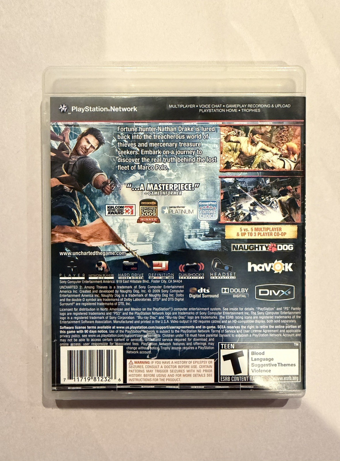 Uncharted Collection BUNDLE; All CIB (Sony PlayStation 3 & 4)