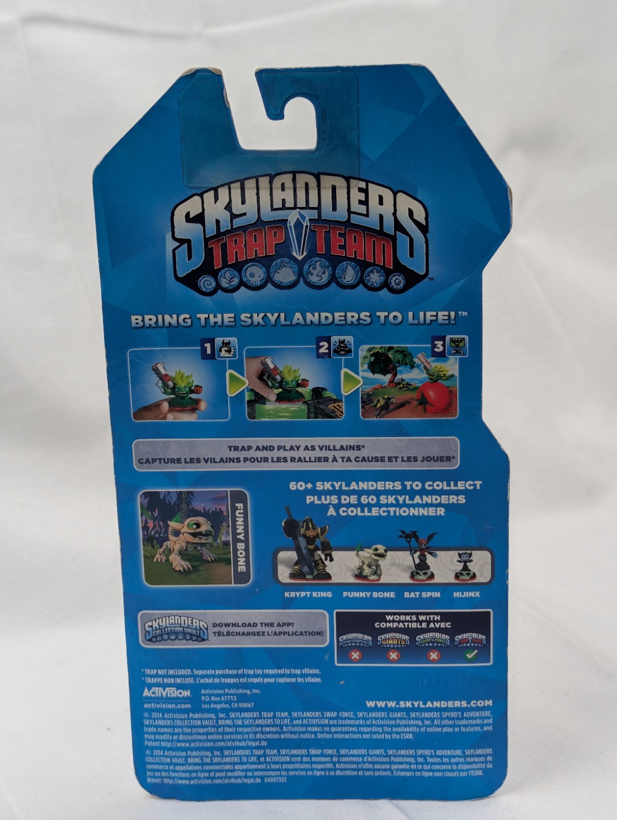Skylanders Sealed Lot of 5 Funny Bone Scorp Horn Blast Whirlwind Shroomboom NEW