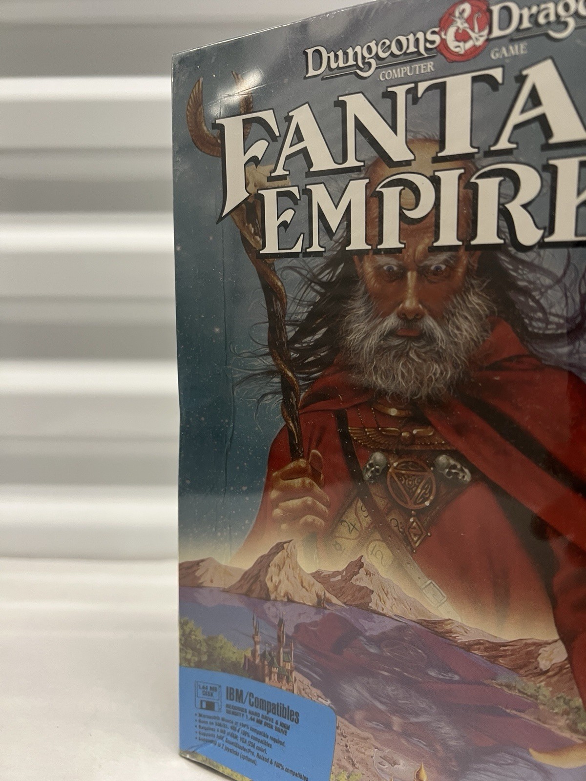 Dungeons & Dragons: Fantasy Empires (PC, 1993) – Factory Sealed Big Box VTG