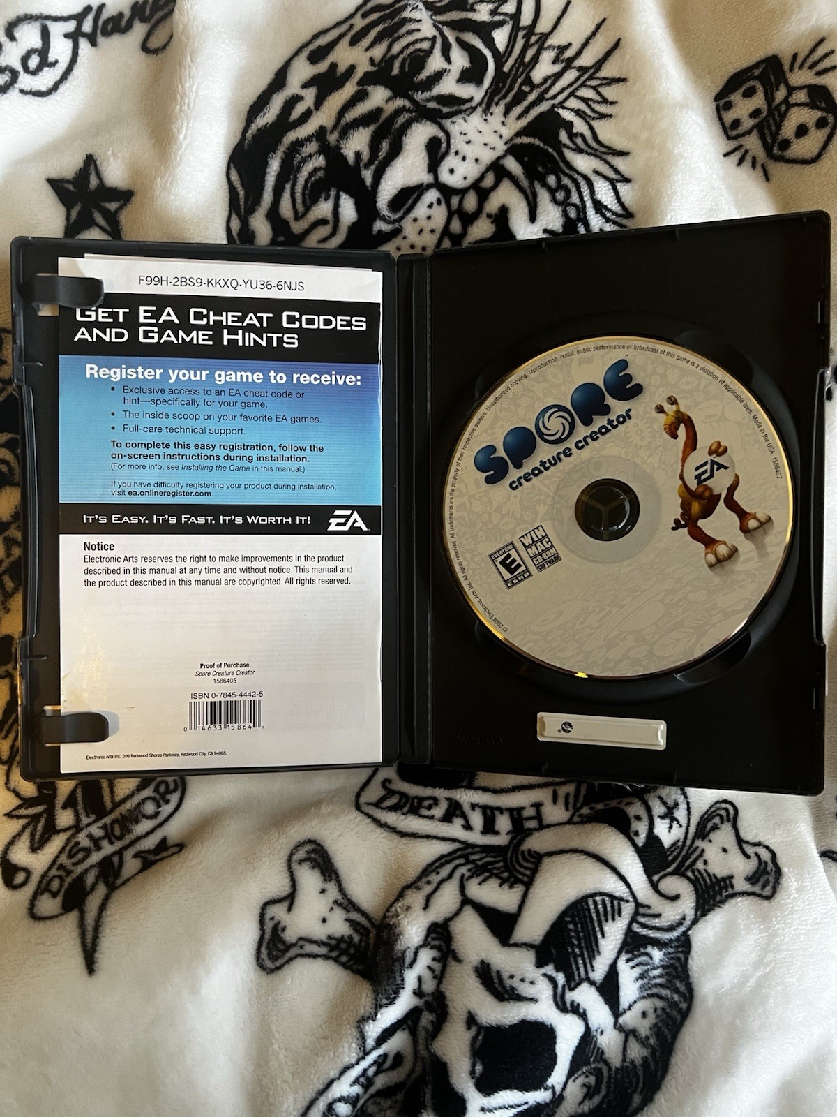EA Spore Creature Creator PC/Mac 2008 Disc [GAME KEY INCLUDED]