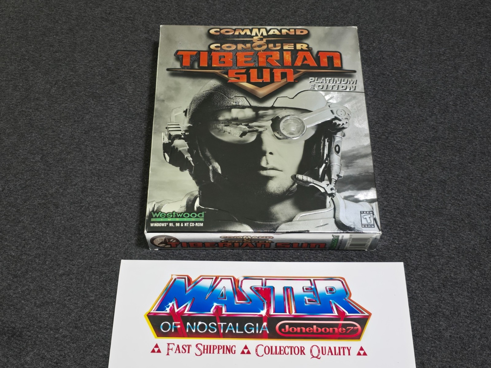 PC Computer TIBERIAN SUN Sealed Windows COMMAND & CONQUER C&C Platinum Edition