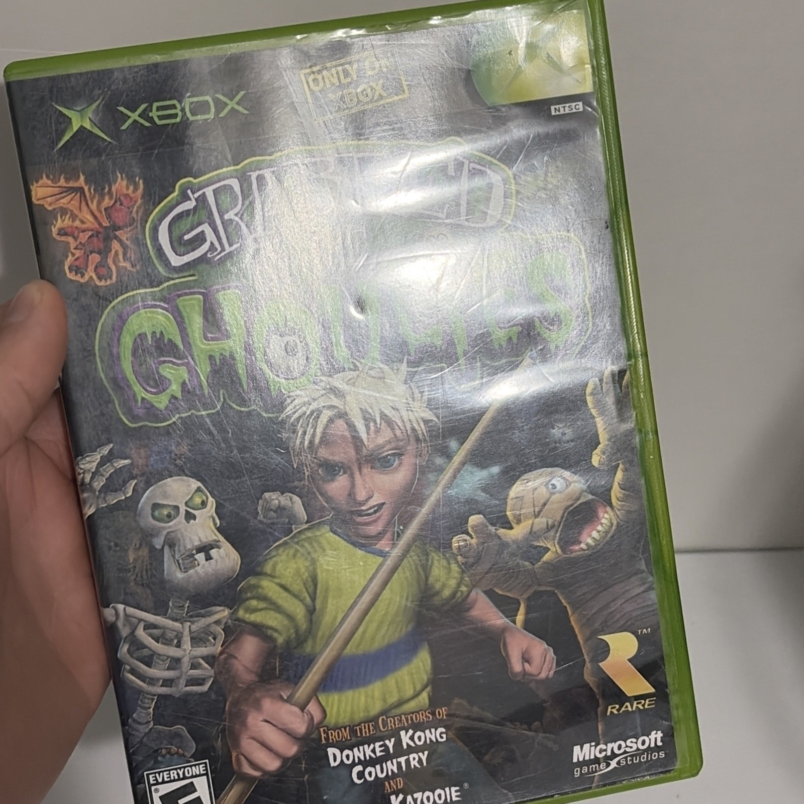 Grabbed by the Ghoulies (Microsoft Xbox, 2003) CIB Complete Tested Works
