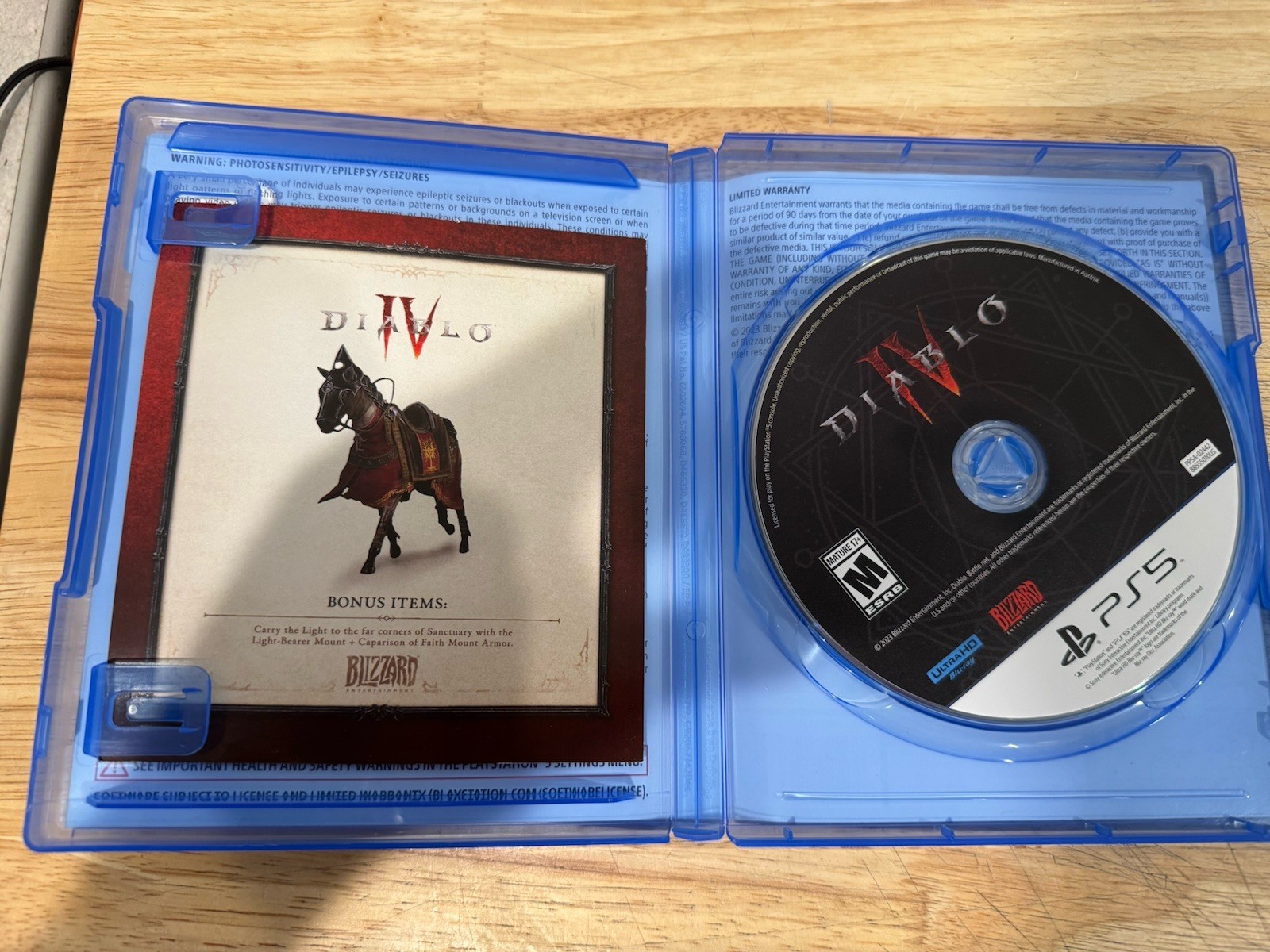SHIPS NOW 📦💨 Diablo 4 Sony PS5 PlayStation 5 Barely Played