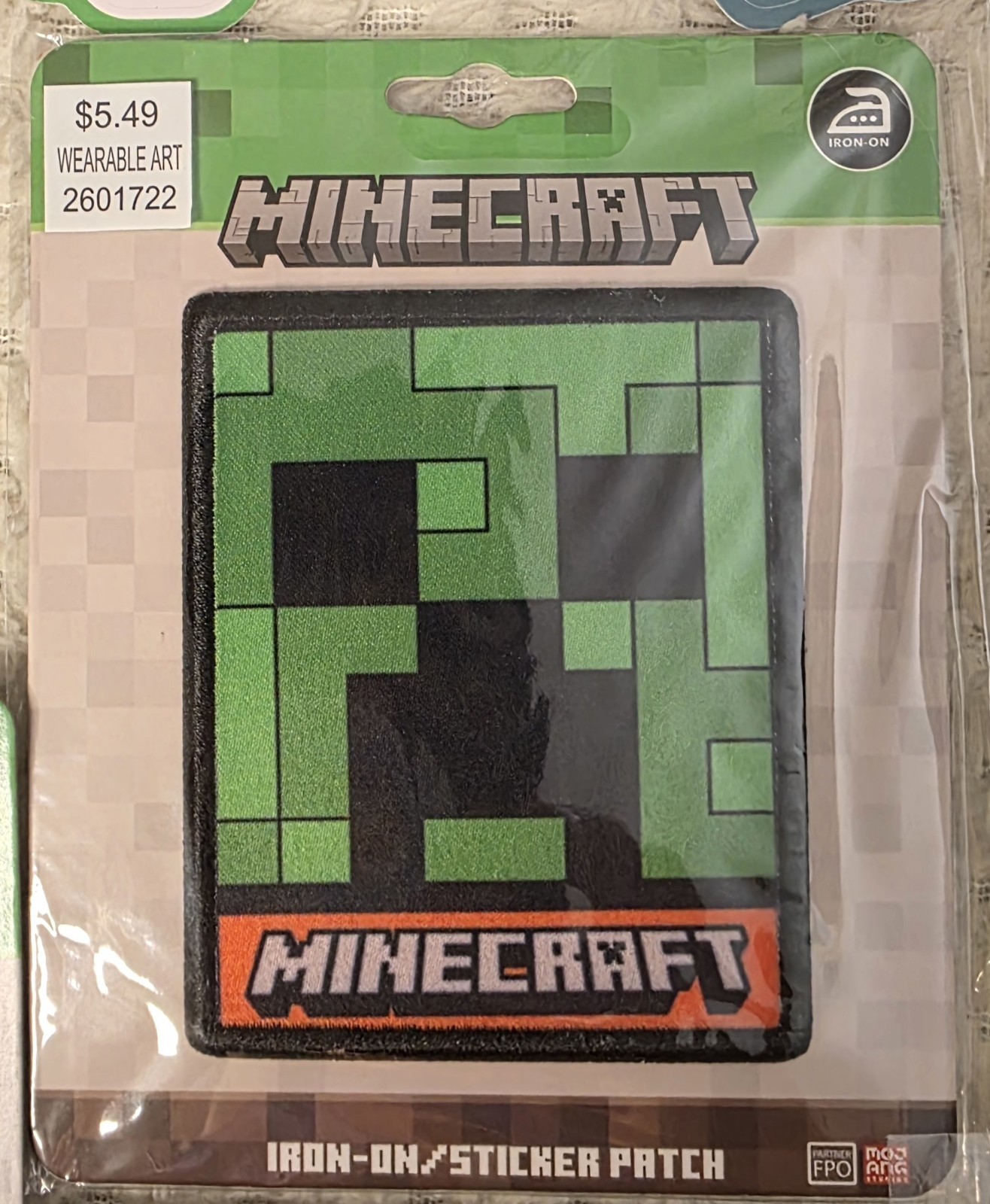 Minecraft HUGE NEW LOT 10pc Pins Stylus Pen Creeper Pen Stickers Iron-On Patch