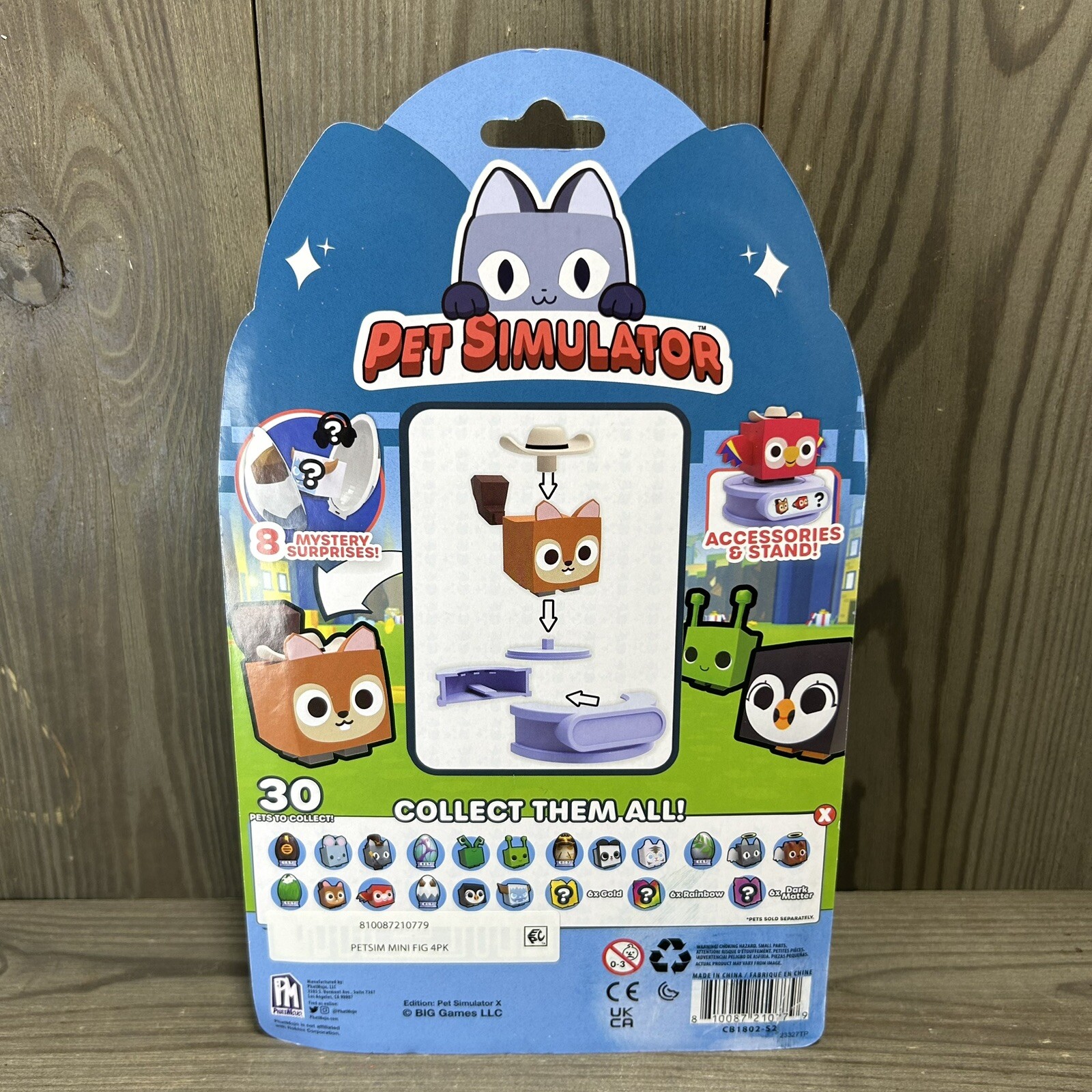 Phatmojo Simulator X Mystery Pet Minifigure Collectibles – 4 Pack