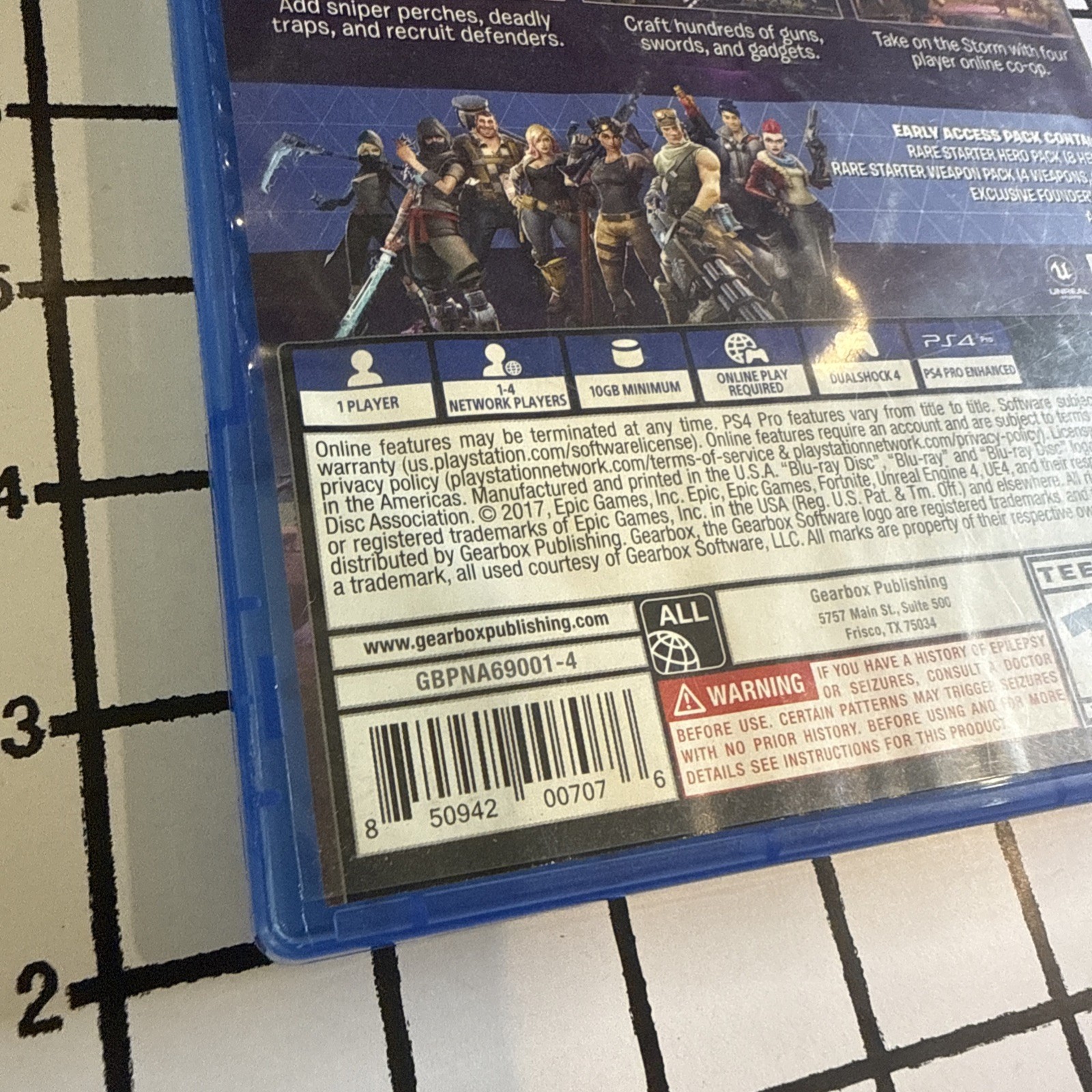 Fortnite Original Physical Playstation 4 PS4 w/ Valid Access Codes No Returns