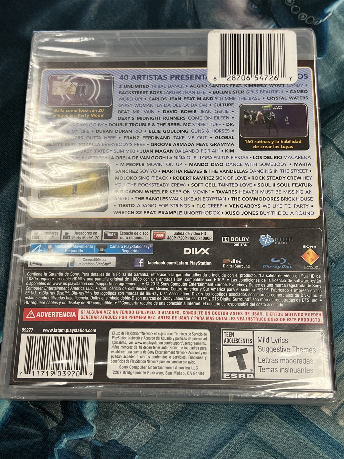 Everybody Dance 3 (Sony Playstation 3, 2013) Spanish Version BRAND NEW SEALED