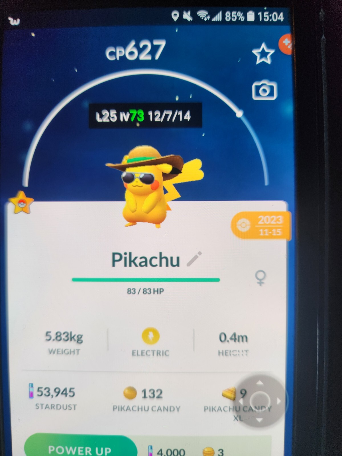 Pokémon Pikachu Costume Summer Hat (Not shiny) Random Gender- T r a d e Go –