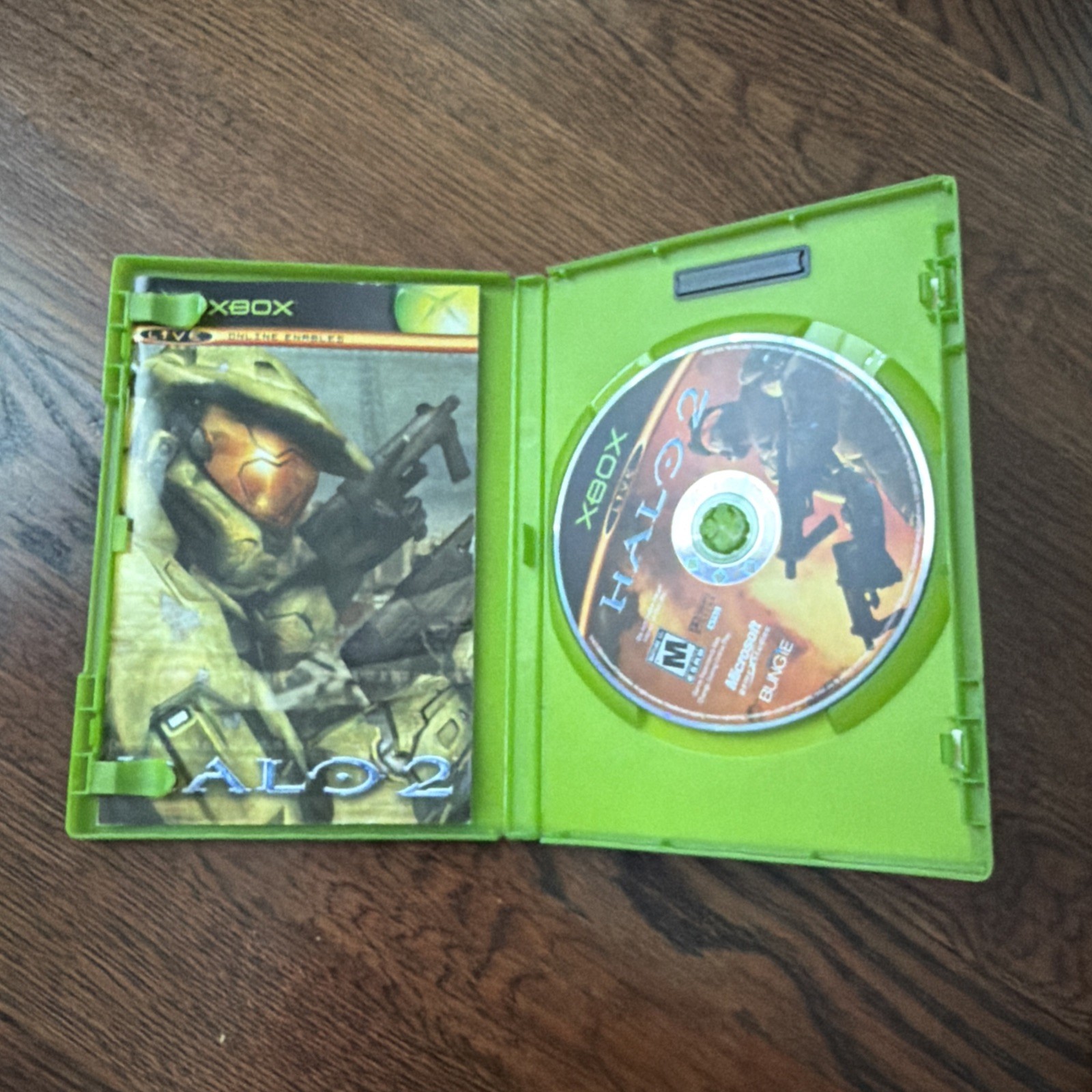 Halo 2 (Microsoft Xbox, 2004) In Box With Manual