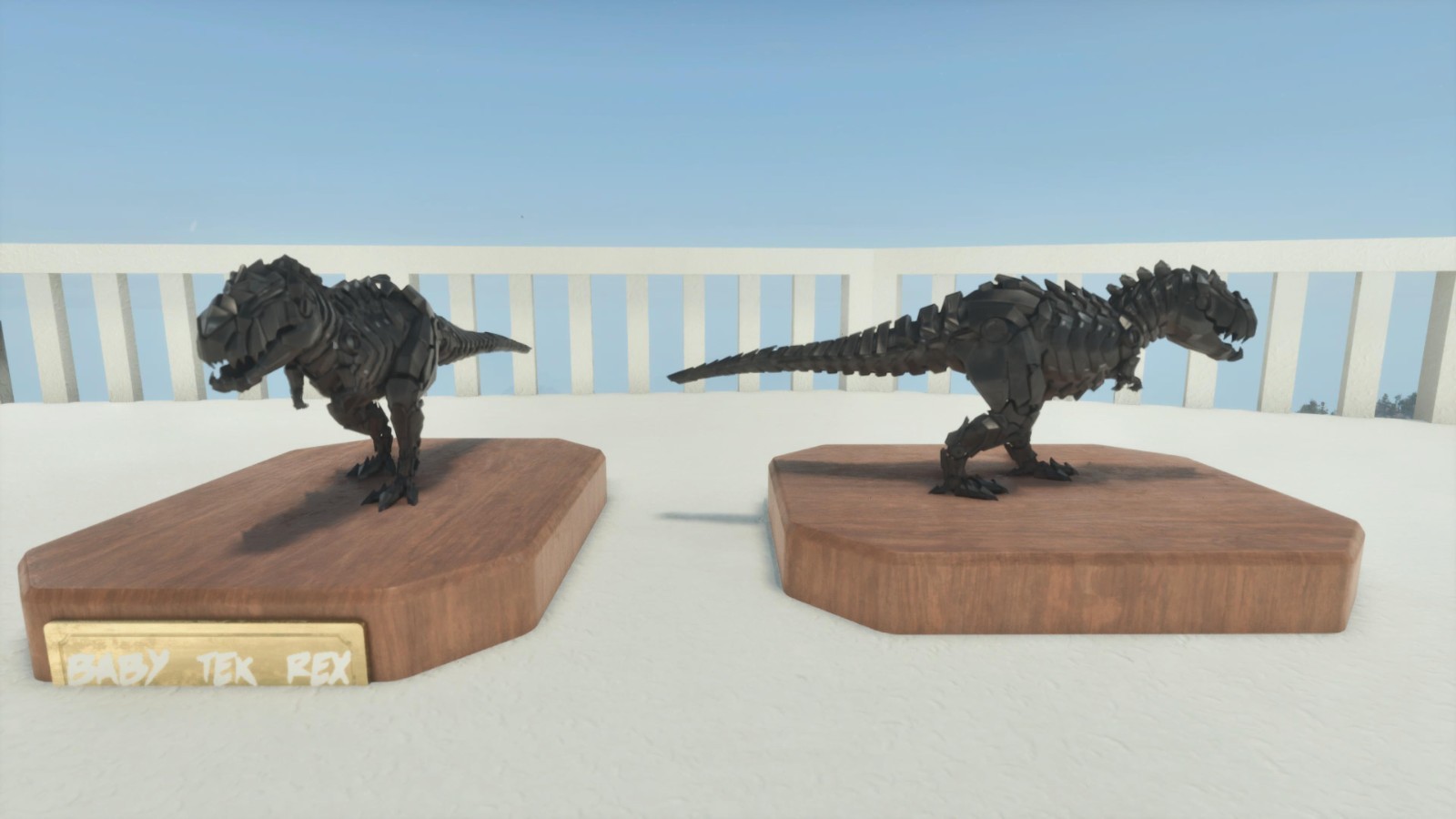 NEW TOP MELEE TEK REX BLACK ID79 BABY PAIR ARK ASCENDED PVE. PC/XBOX/PS5.