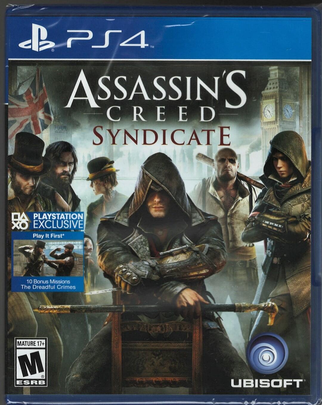 Assassin”s Creed: Syndicate Standard PS4 (Brand New Factory Sealed US Version)