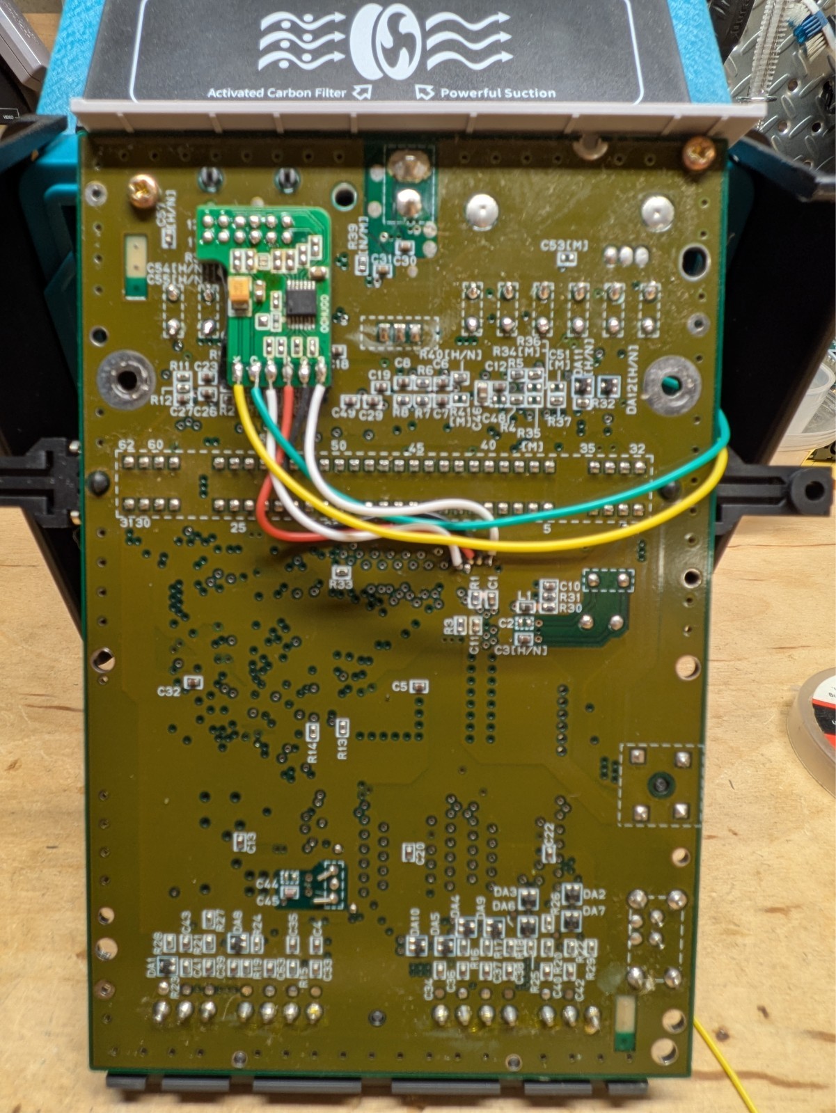 SNES JR – RGB Bypass, S-Video, New Caps, Regulator, C11 Cap, LED. Good Shape.