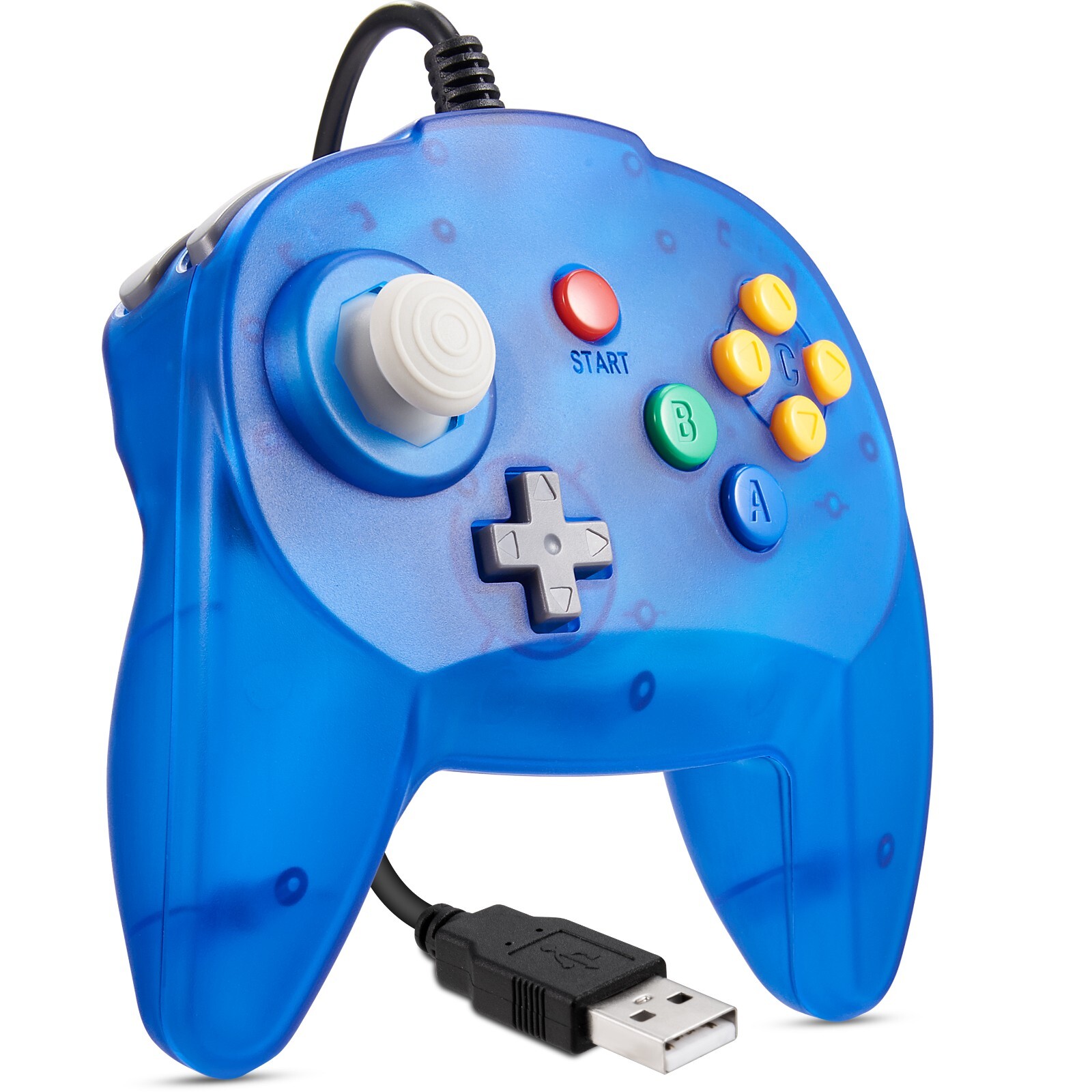 Wired USB N64 Controller Gamepad Joypad for Switch Windows PC MAC Raspberry Pi