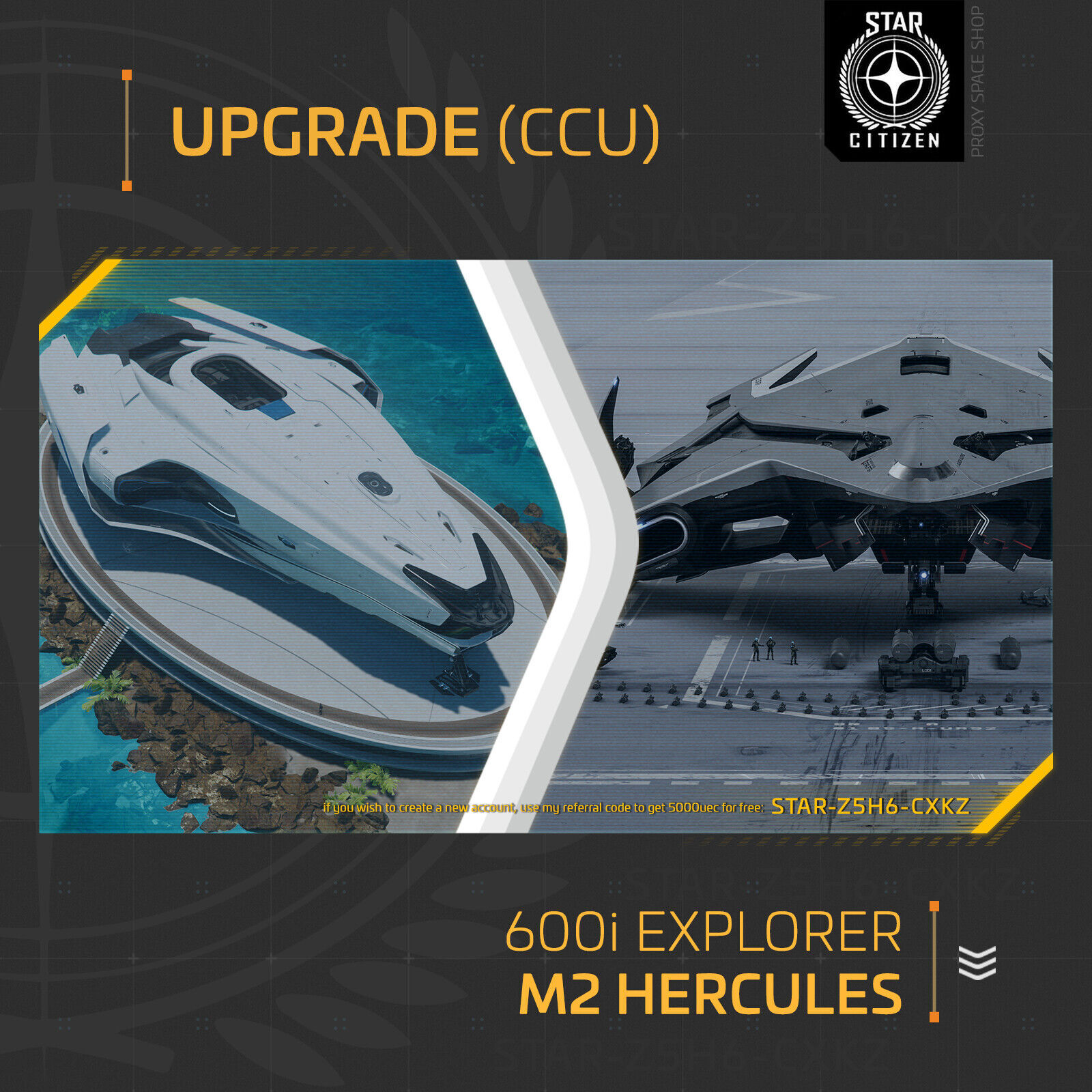 Star Citizen – CRUSADER M2 HERCULES – UPGRADE – (CCU)