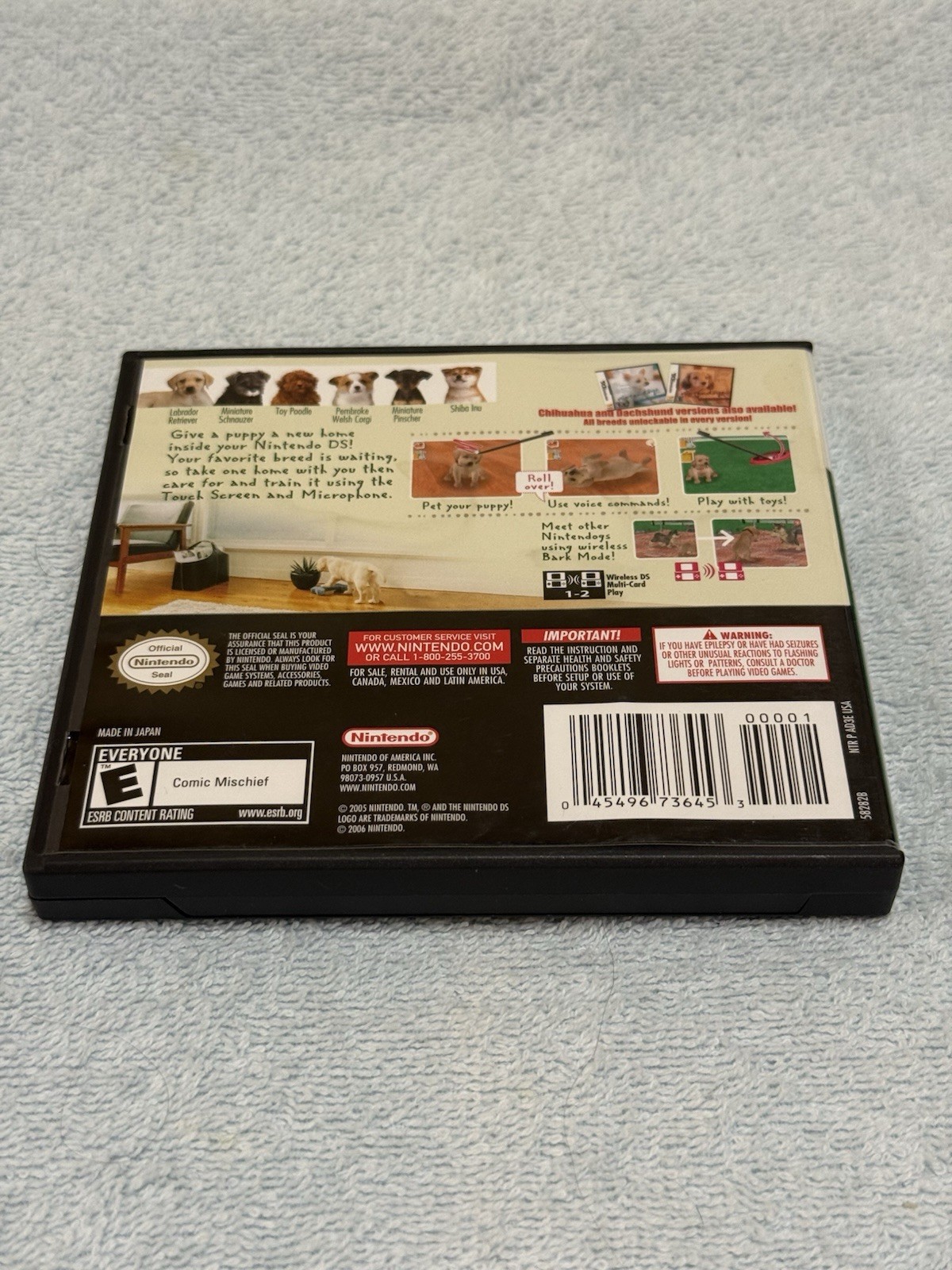Nintendogs: Lab & Friends (Nintendo DS, 2005) CIB Complete w/ Manual Tested