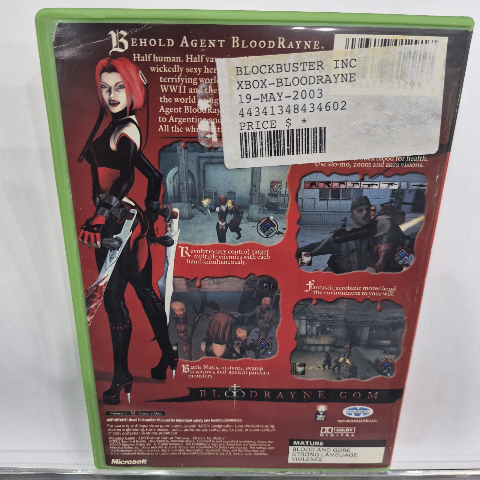 BloodRayne (Microsoft Xbox, 2002)