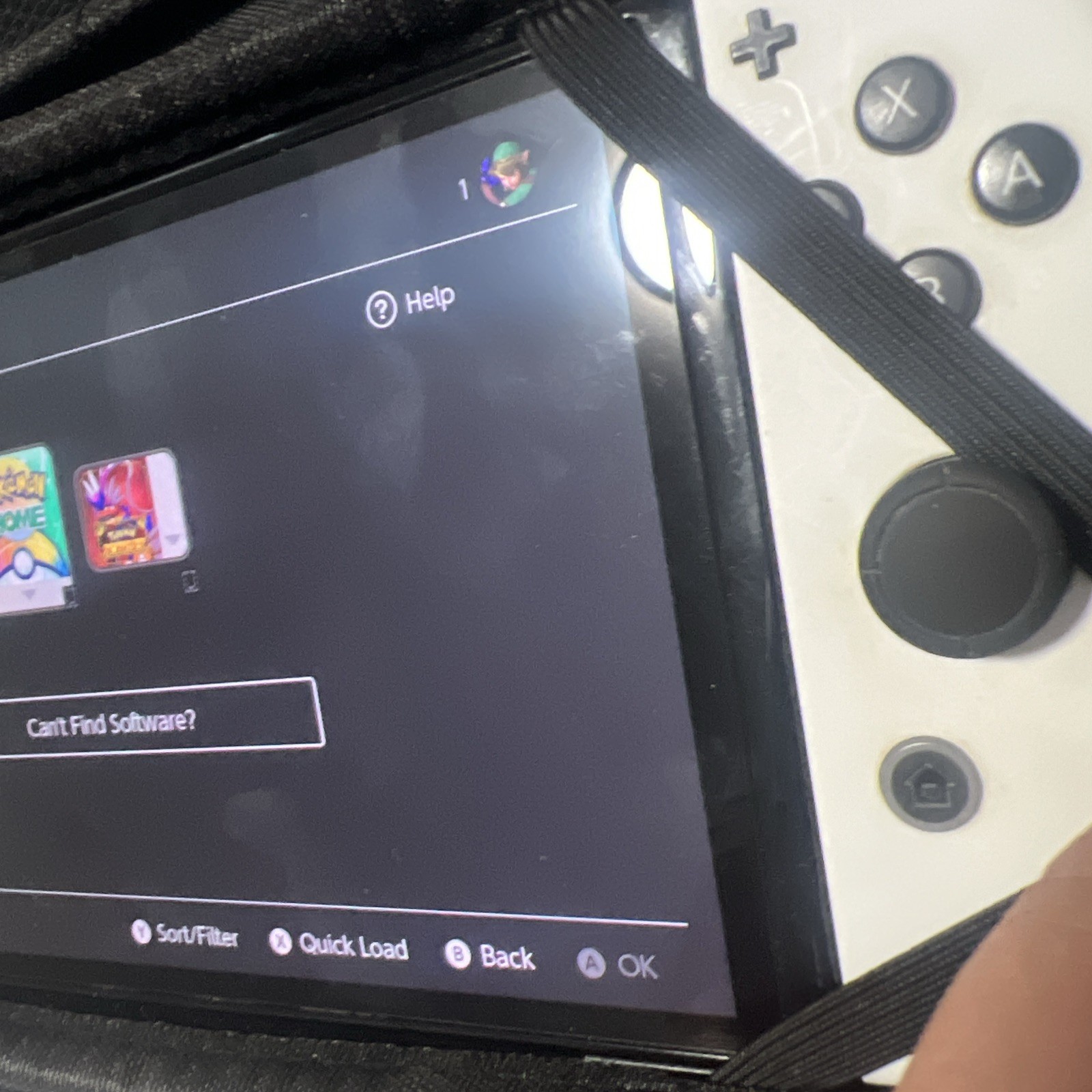 Nintendo Switch OLED Model HEG-001 – 64GB – White Joycons – OEM Acc/Cables +Case