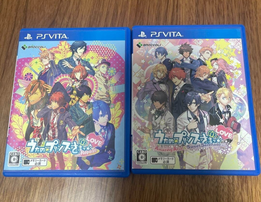 Lot 2 Uta No Prince Sama Repeat Love & Amazing Aria set PS VITA Japan Ver.