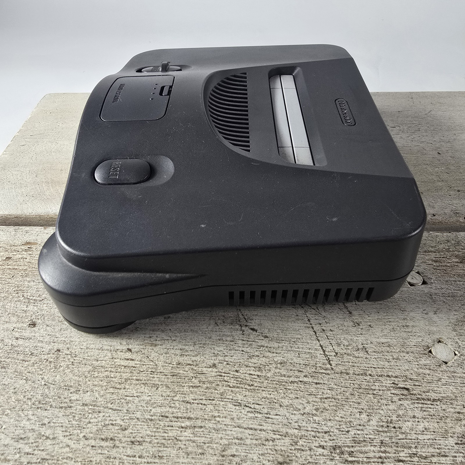 Nintendo 64 (NUS-001) Black Home Console w/ Expansion Pak Light Indicator Works