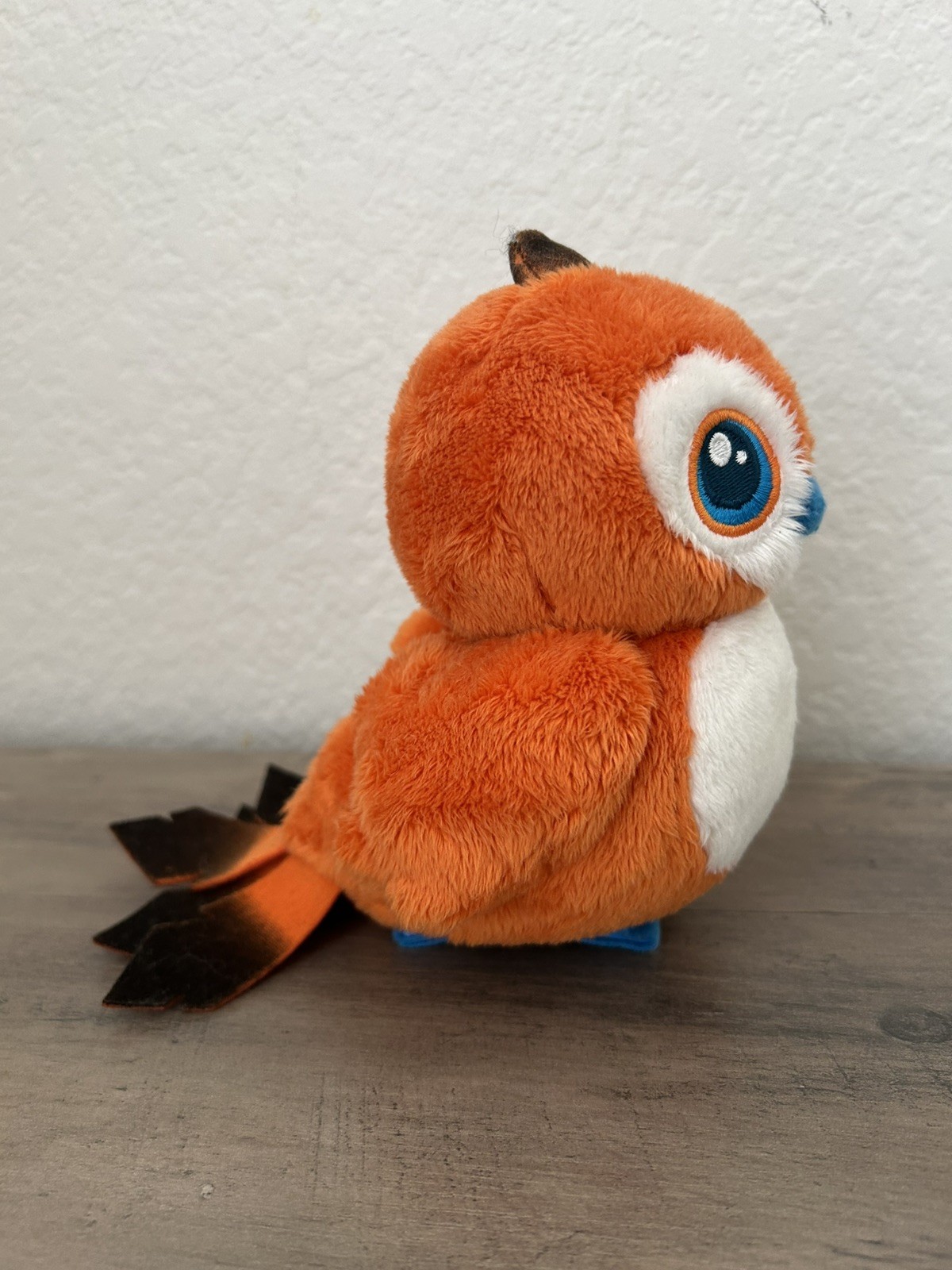 World of Warcraft Plush Pepe Orange Bird W/ Feet Clips Blizzard Entertainment