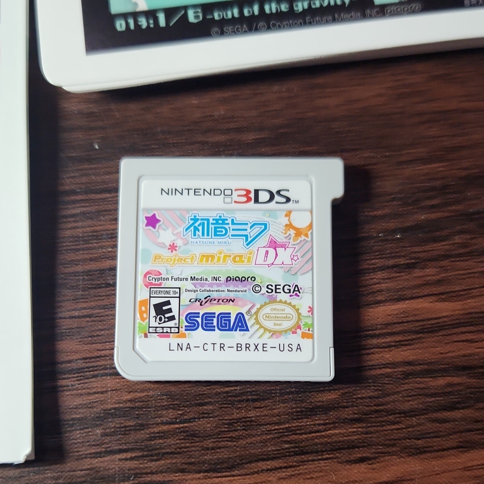 SEGA Hatsune Miku: Project Mirai DX Nintendo 3DS Manual E10+ NTSC-U/C