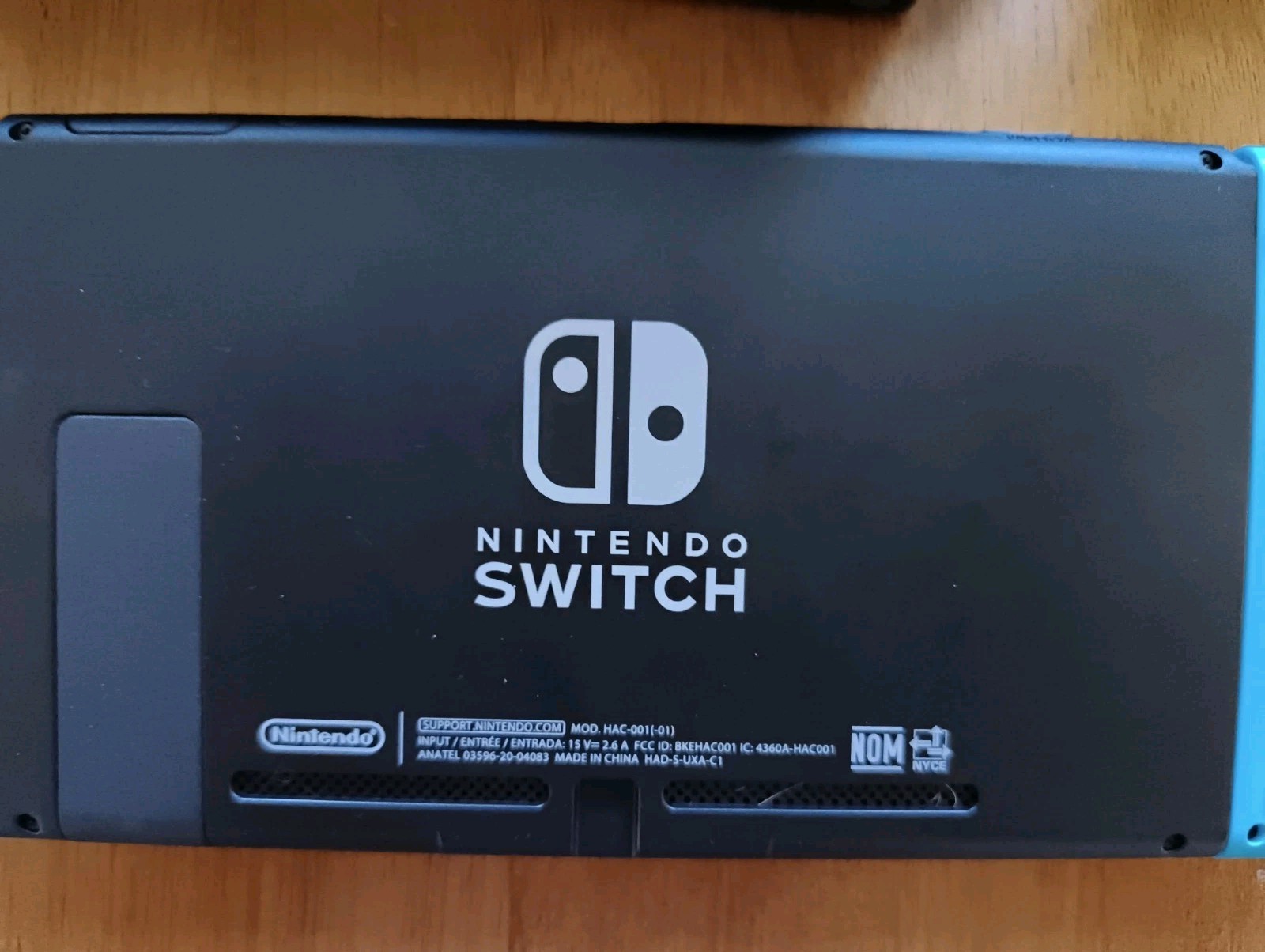 Nintendo Switch HAC-001(-01) 32 GB Handheld System Red/Blue Joycon And Dock