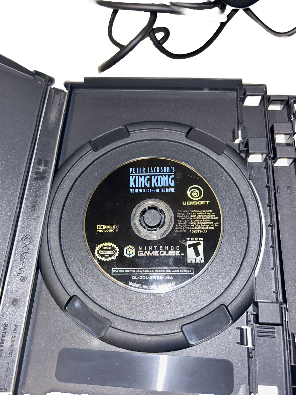 Nintendo GameCube Black Controller and Two Games – King Kong and True Crime NYC