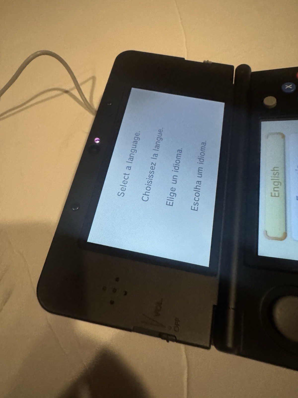 Nintendo 3DS – Original Super Mario Edition (Black Friday) w/charger