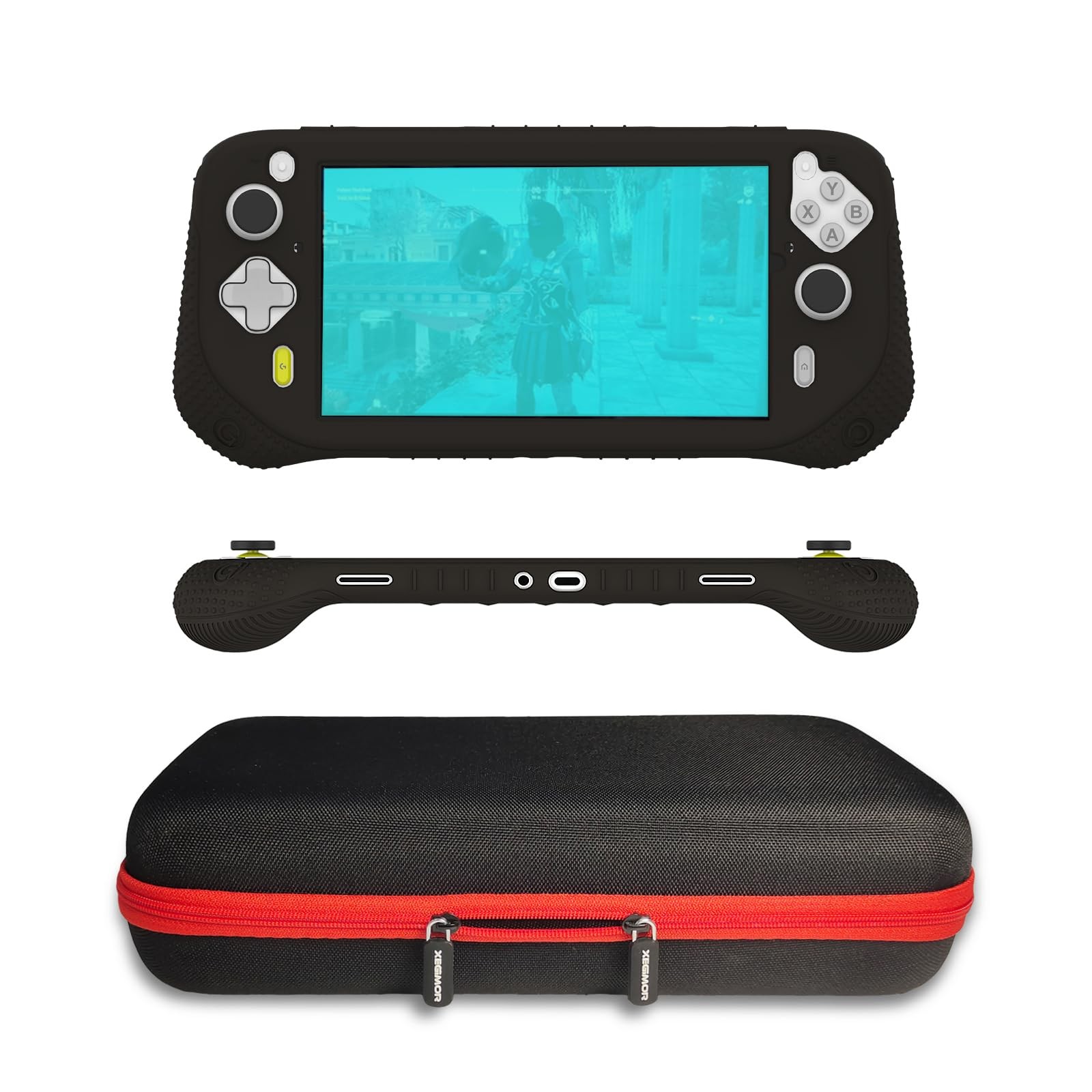 Silicone Cover and Carrying Case Compatible With Logitech G Cloud Gaming Hand…