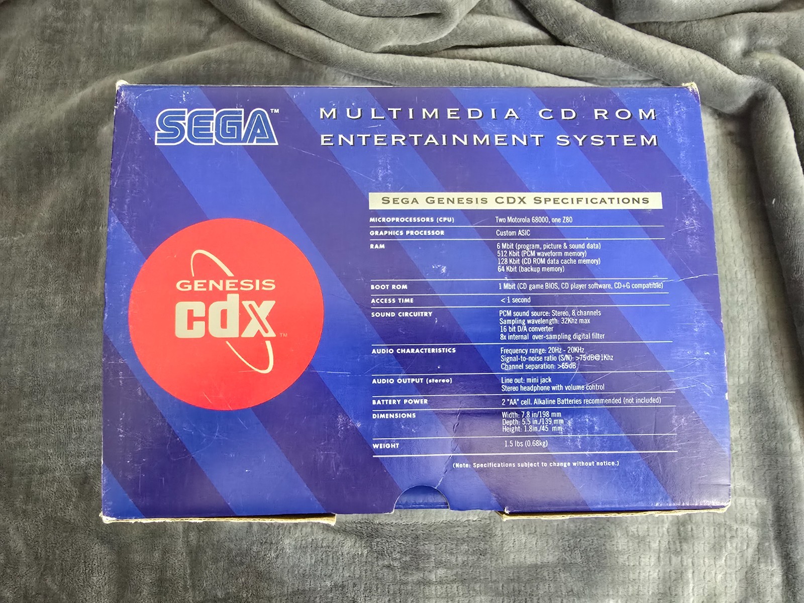 Sega Genesis CDX Console Complete in Box CIB NTSC/U Sega CD **RARE** EXC++